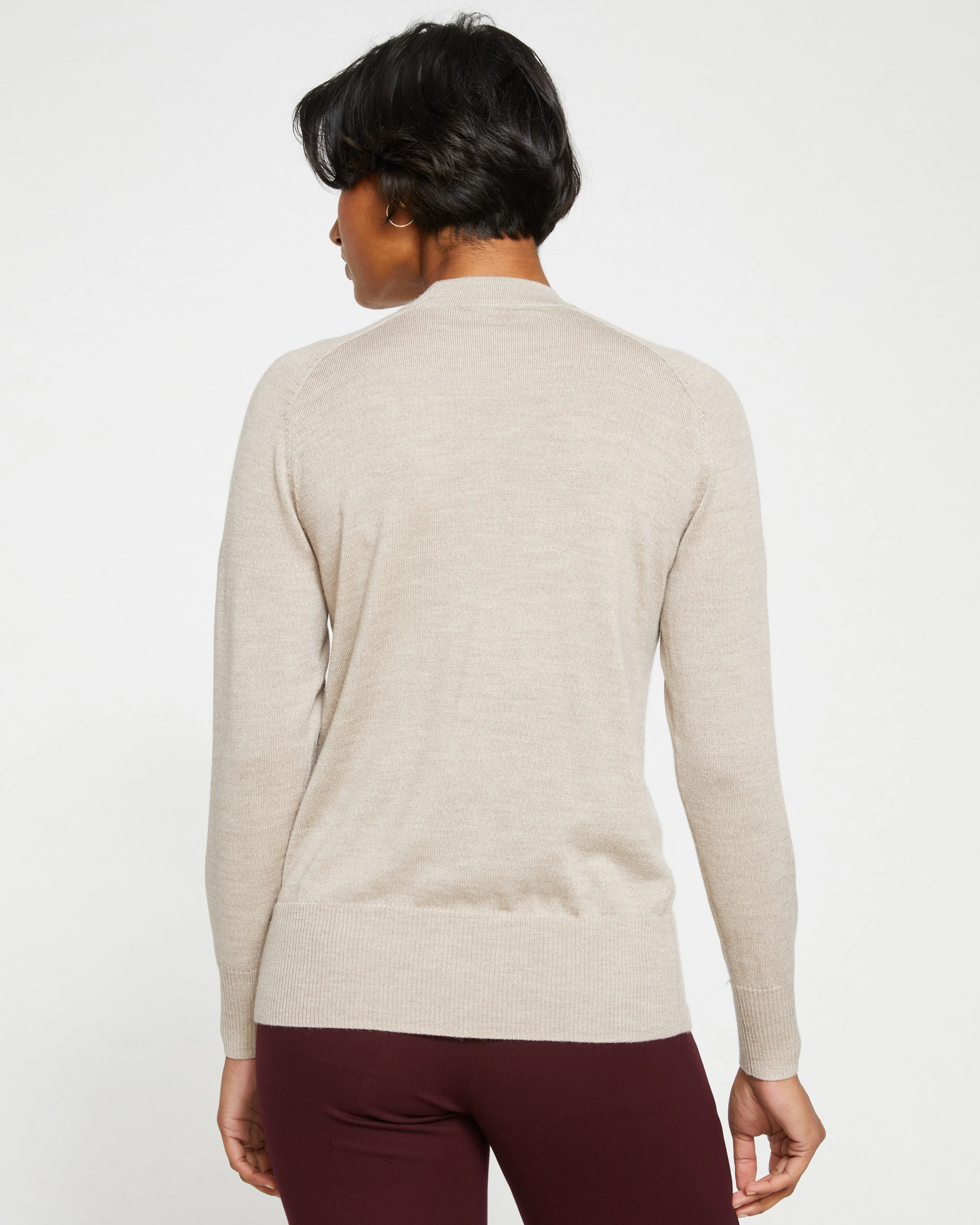 Beals Merino Cut-Out Sweater - Succulent sold by Universal Standard product image thumbnail 4