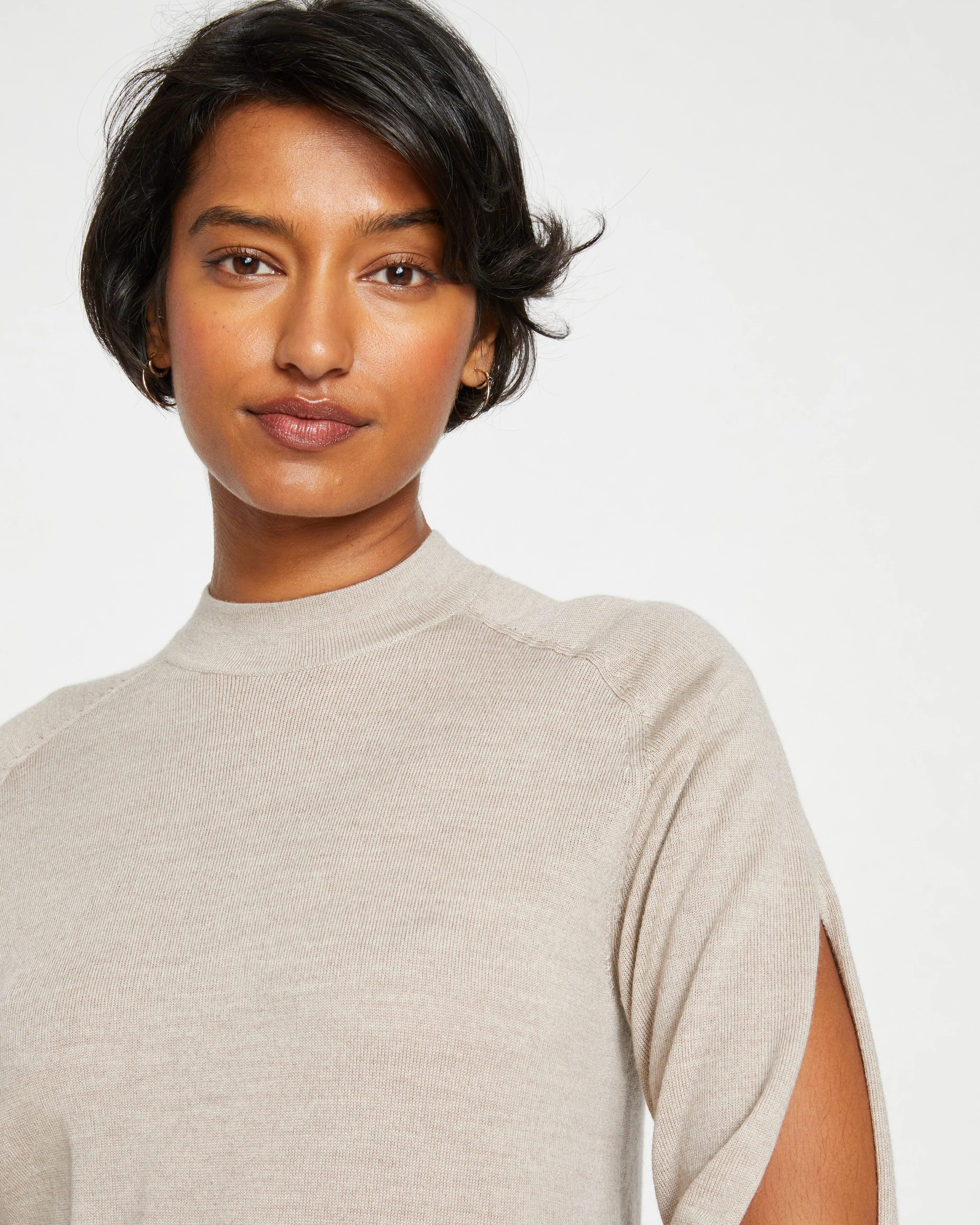 Beals Merino Cut-Out Sweater - Succulent sold by Universal Standard product image thumbnail 2