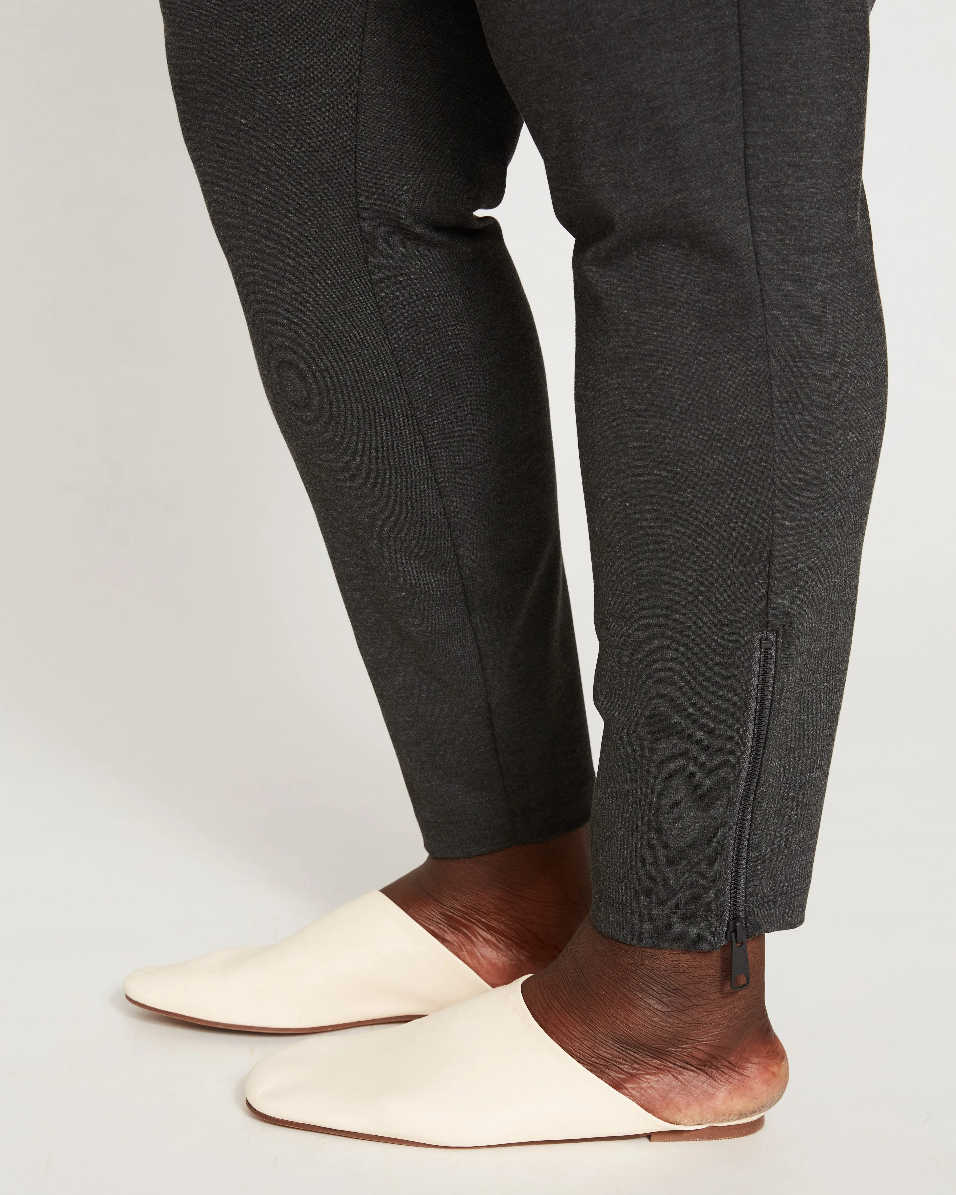 Moro Pocket Signature Ponte Pants - Charcoal sold by Universal Standard product image thumbnail 2