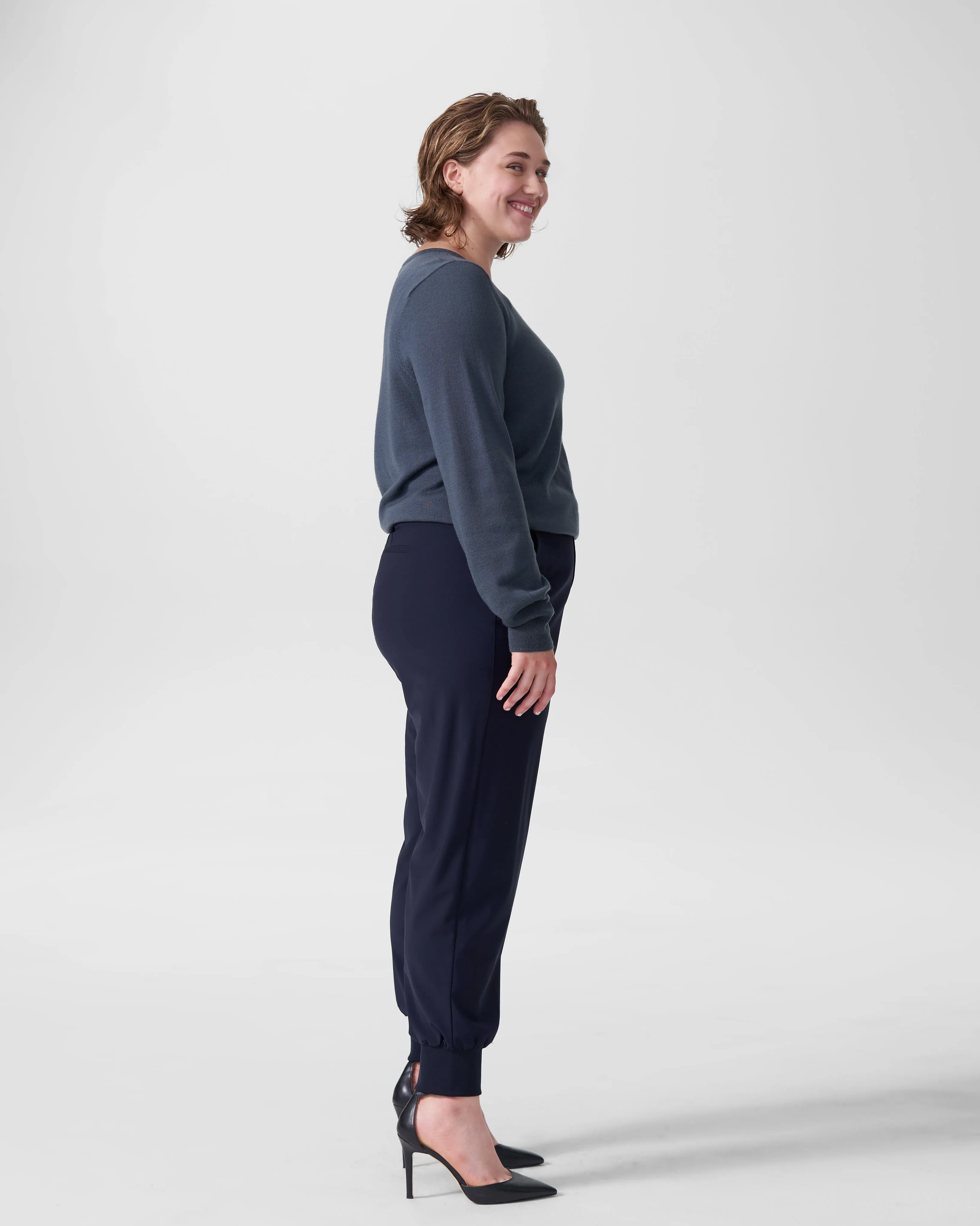Minton Suiting Jogger - Navy sold by Universal Standard product image thumbnail 3
