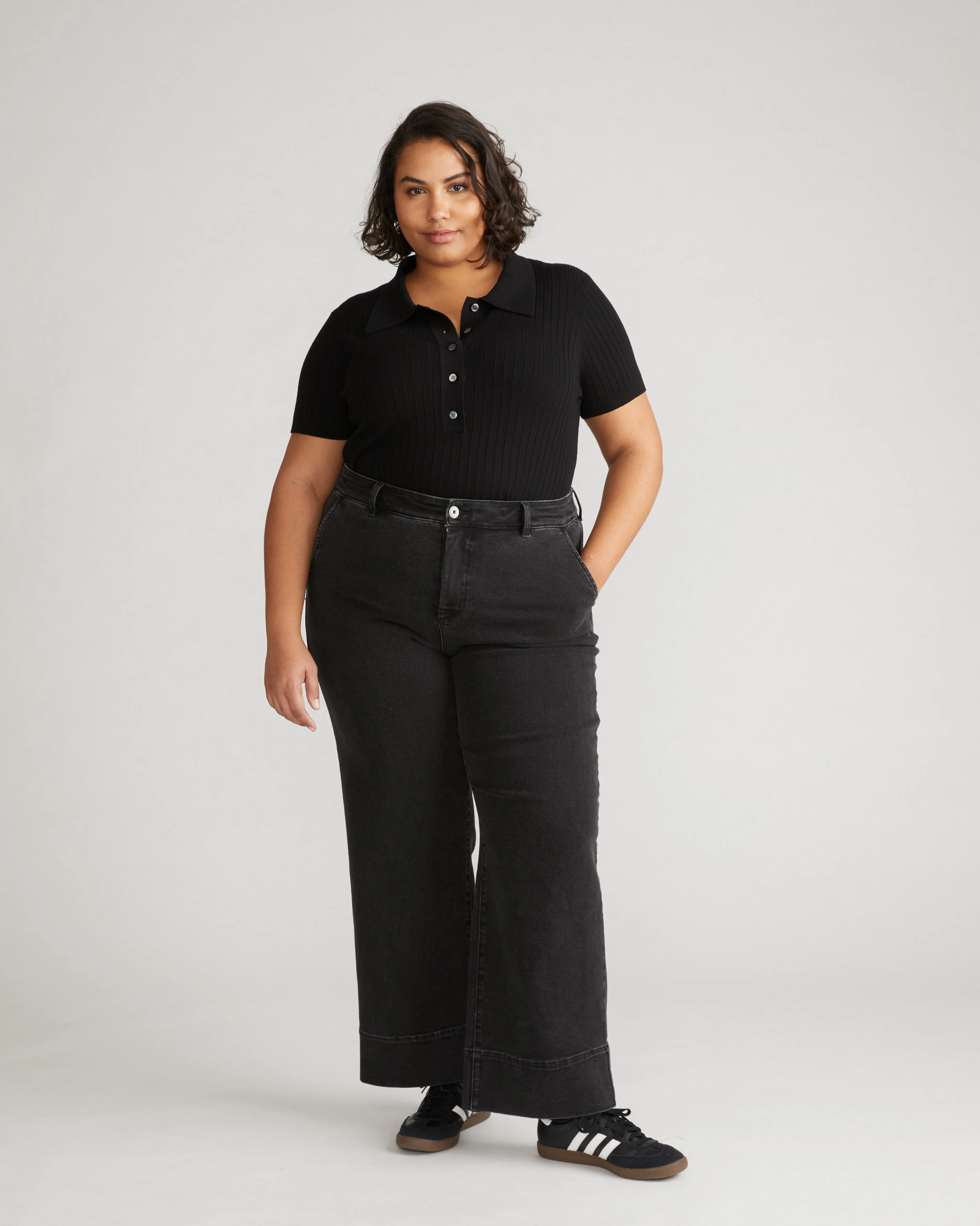 Carol High Rise High Stretch Jeans - Broken Black sold by Universal Standard product image thumbnail 2