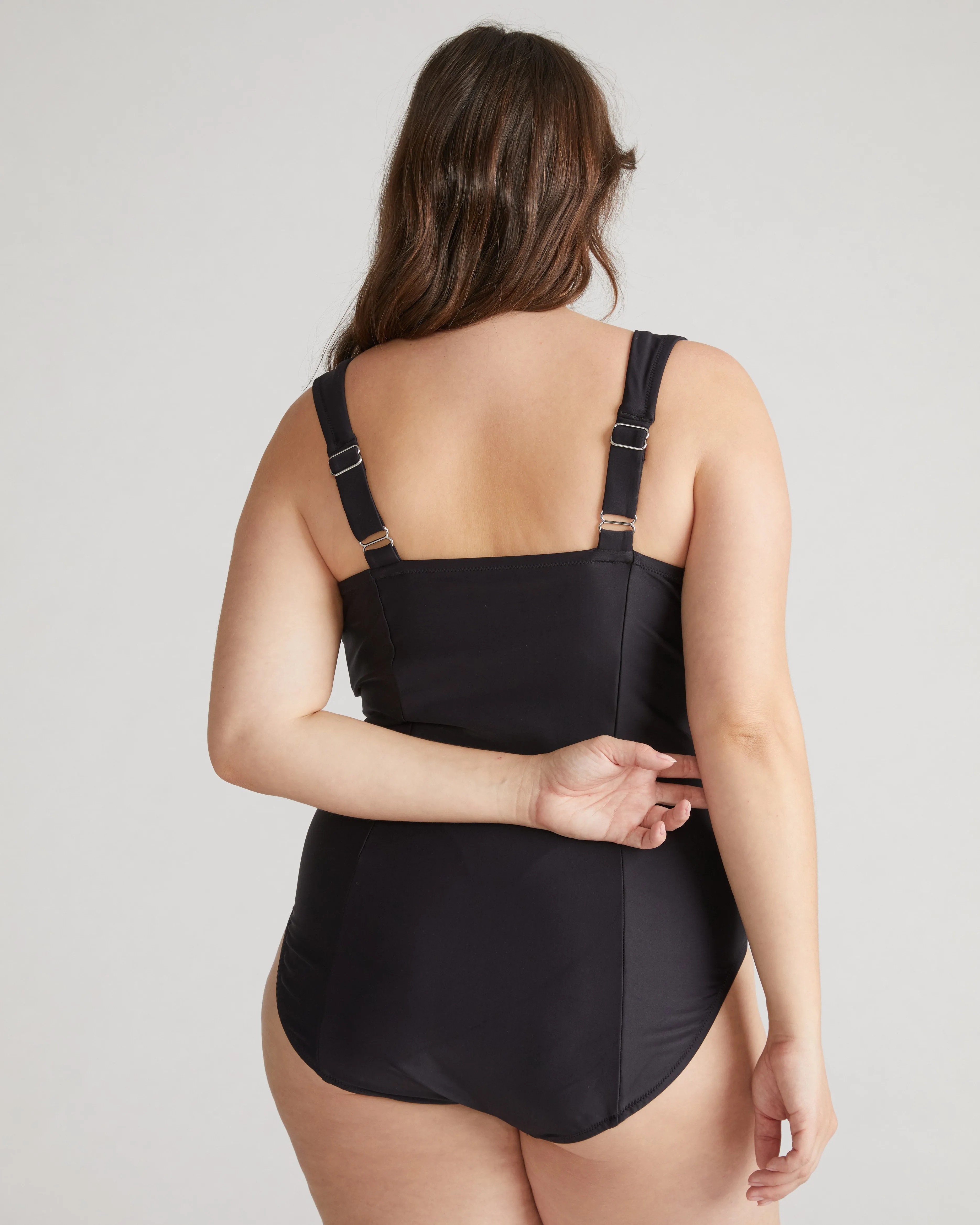 The Square Neck Swimsuit - Black sold by Universal Standard product image thumbnail 4