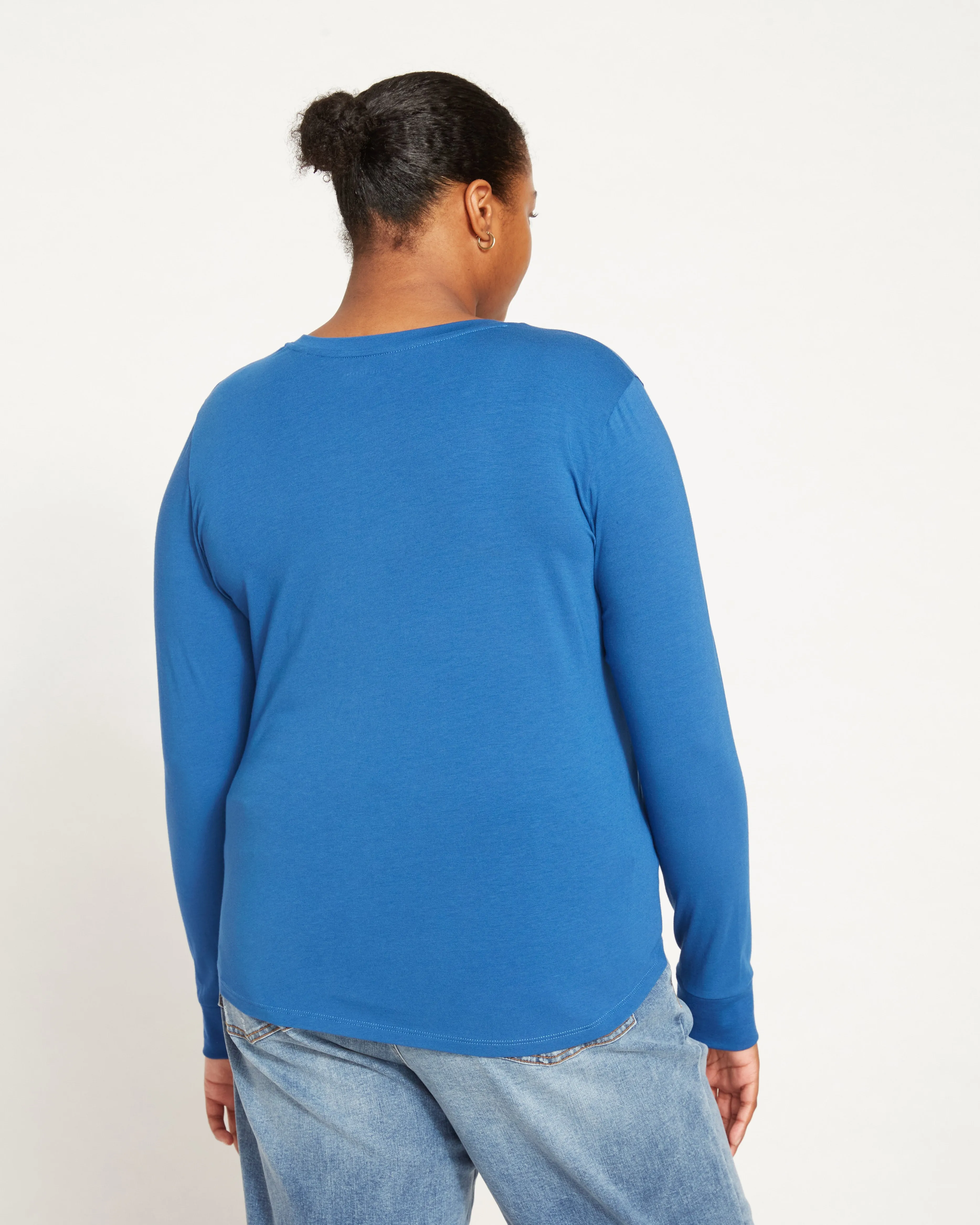 Long Sleeve V Rex - Royal Blue sold by Universal Standard product image thumbnail 4