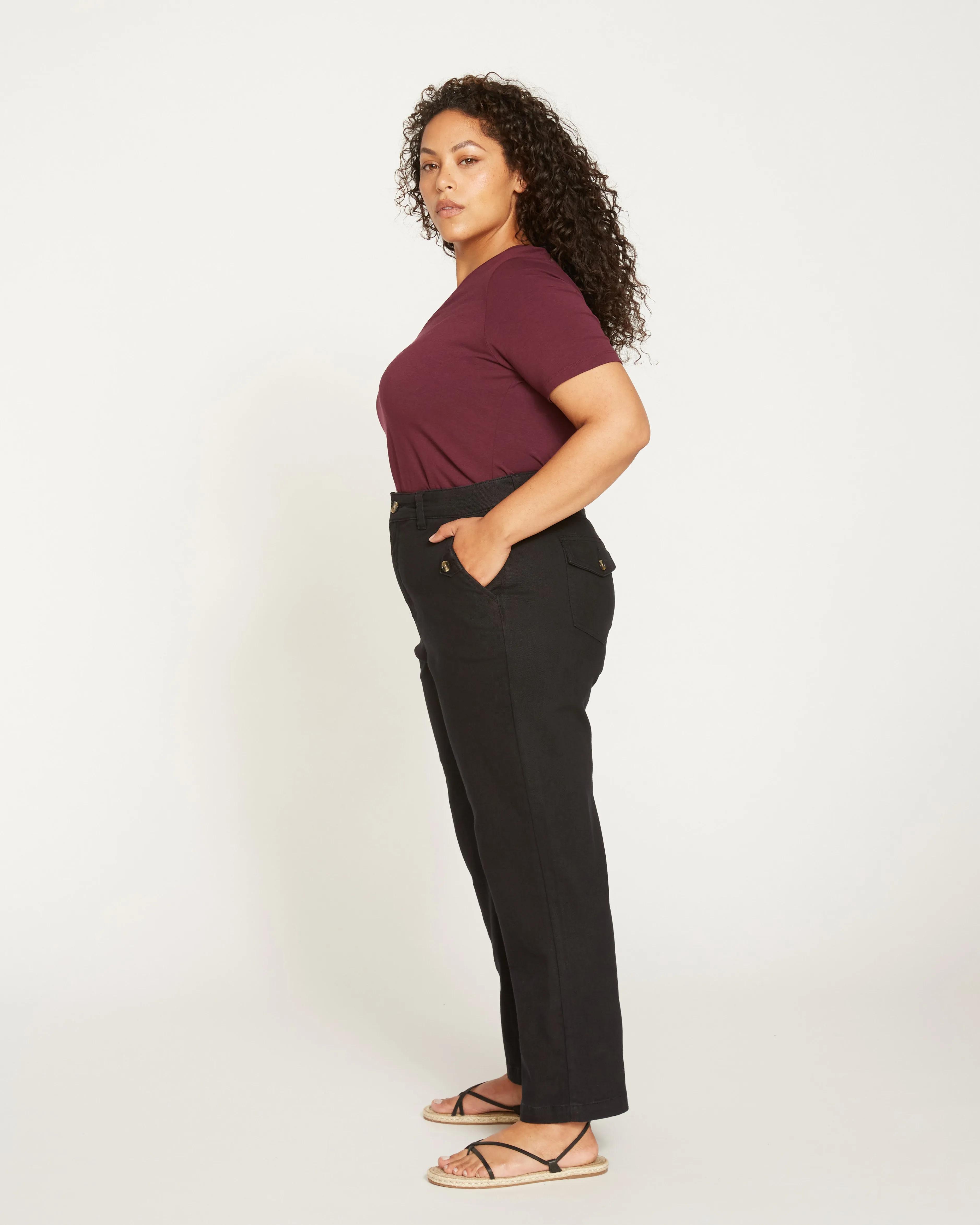 Casual Twill Pants - Black sold by Universal Standard product image thumbnail 4