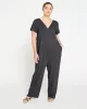 UltimateS Jemma V Neck Jumpsuit - Black sold by Universal Standard