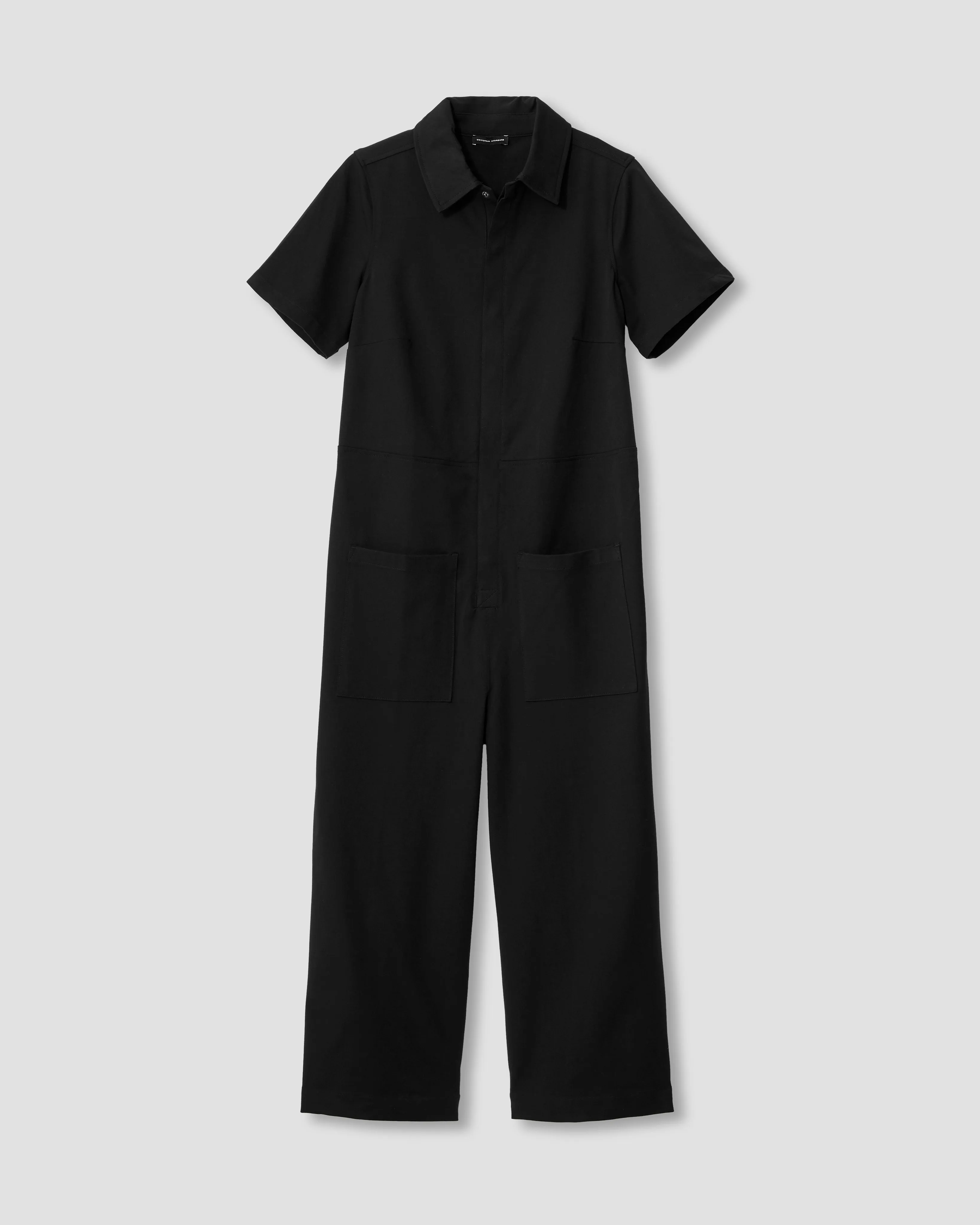 Kate Stretch Cotton Twill Jumpsuit - Black sold by Universal Standard product image thumbnail 2