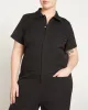 Kate Stretch Cotton Twill Jumpsuit - Black sold by Universal Standard