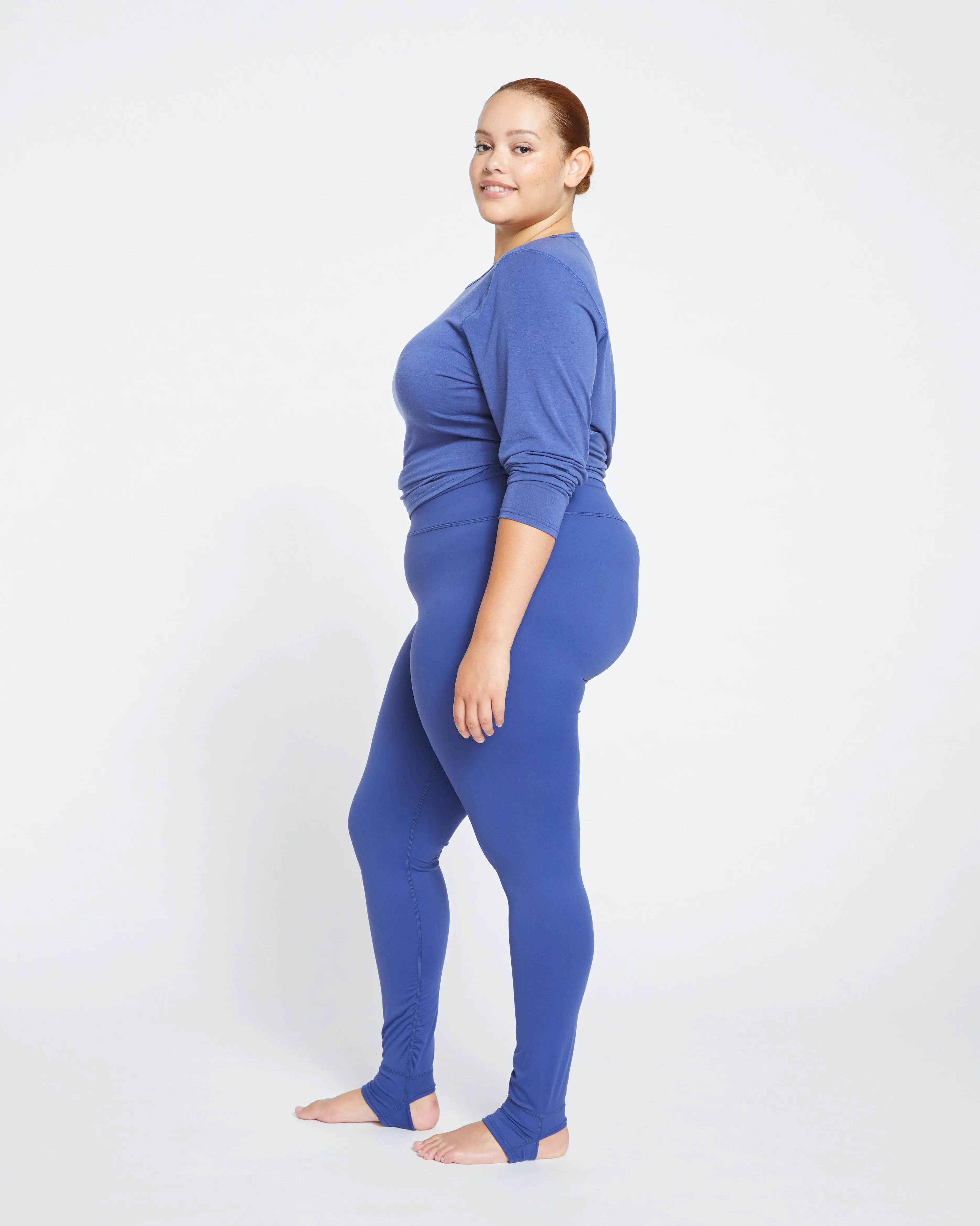 Next-to-Naked Stirrup Legging - Rich Cobalt sold by Universal Standard product image thumbnail 3