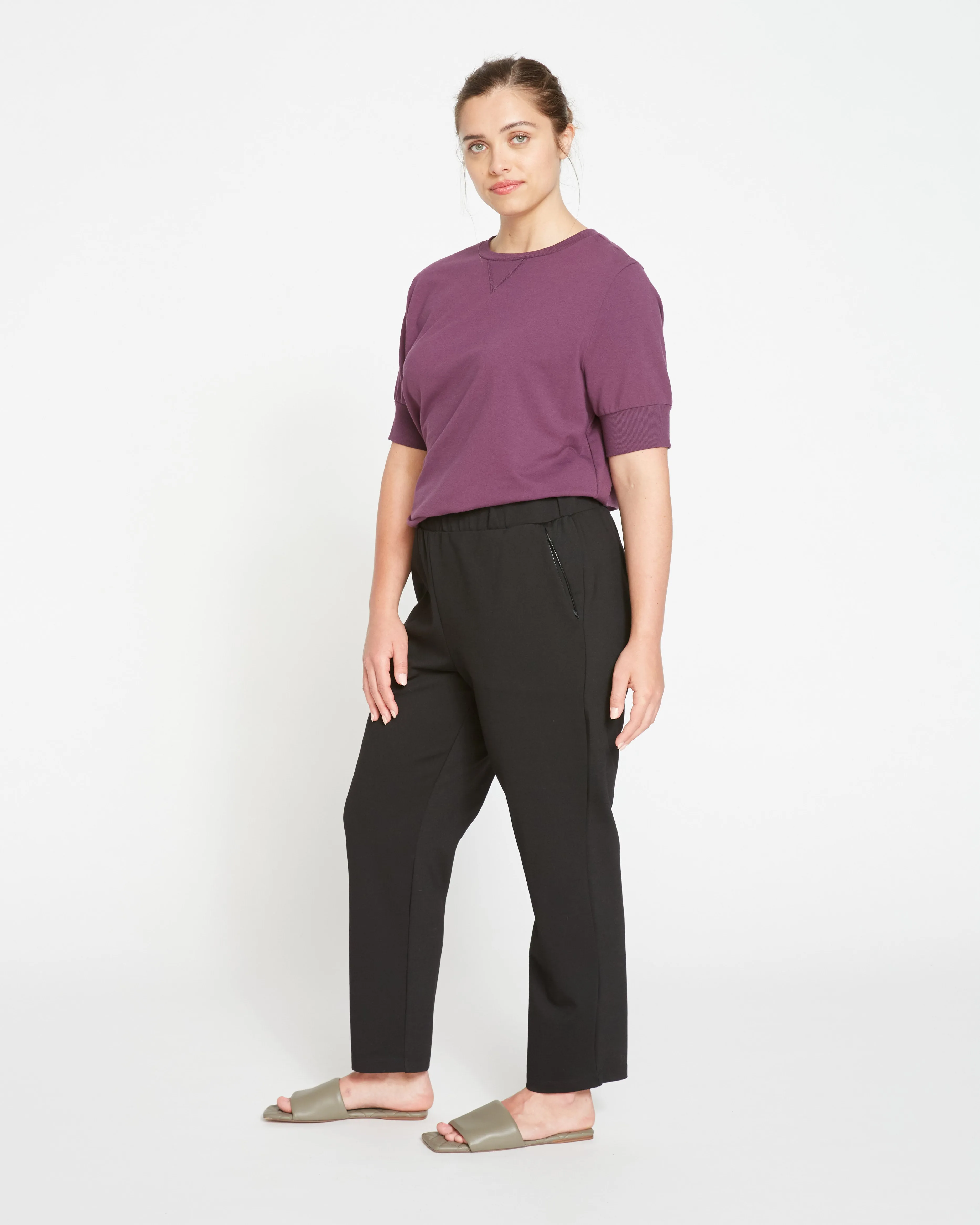 Smart Signature Ponte Pants - Black sold by Universal Standard