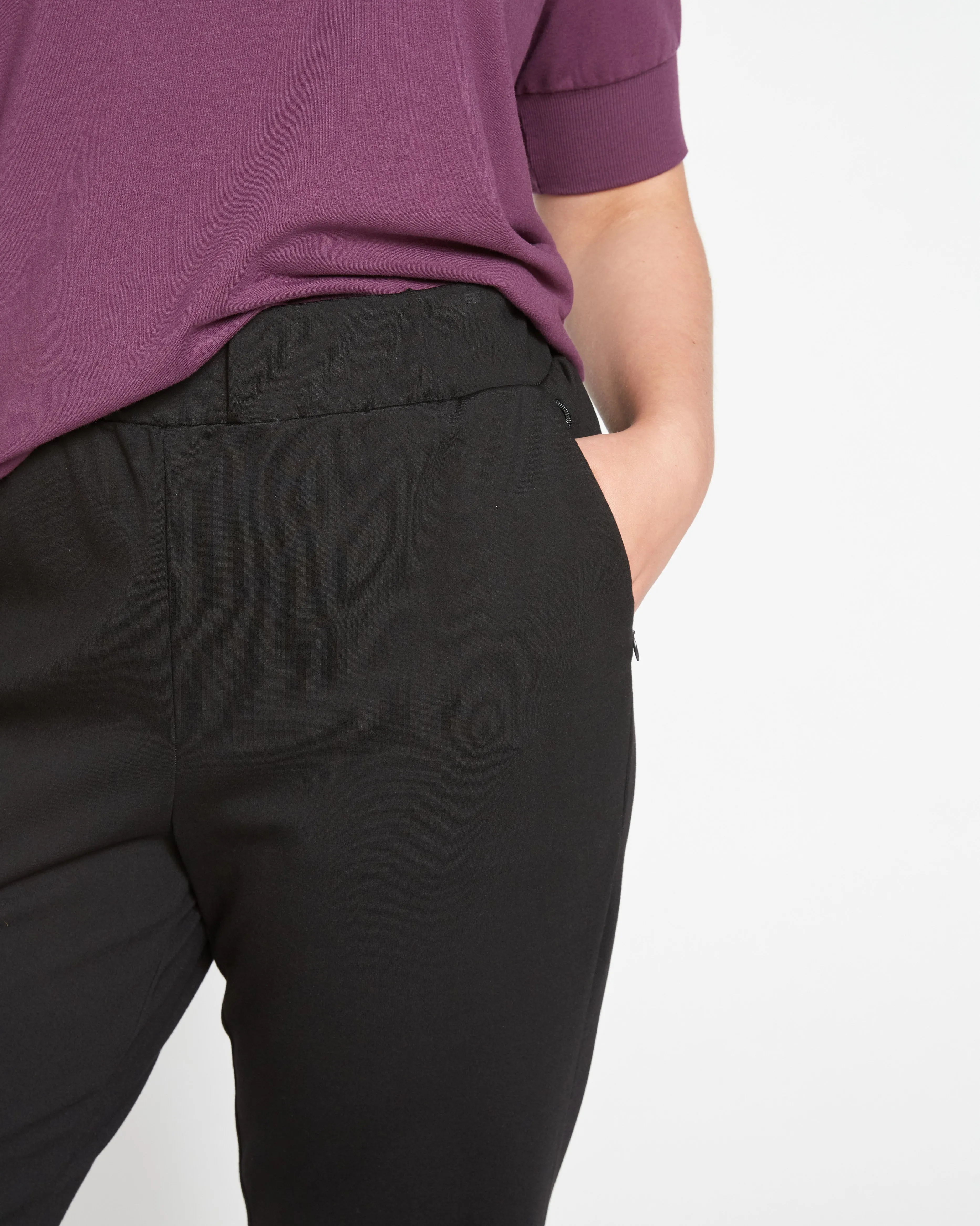 Smart Signature Ponte Pants - Black sold by Universal Standard product image thumbnail 3