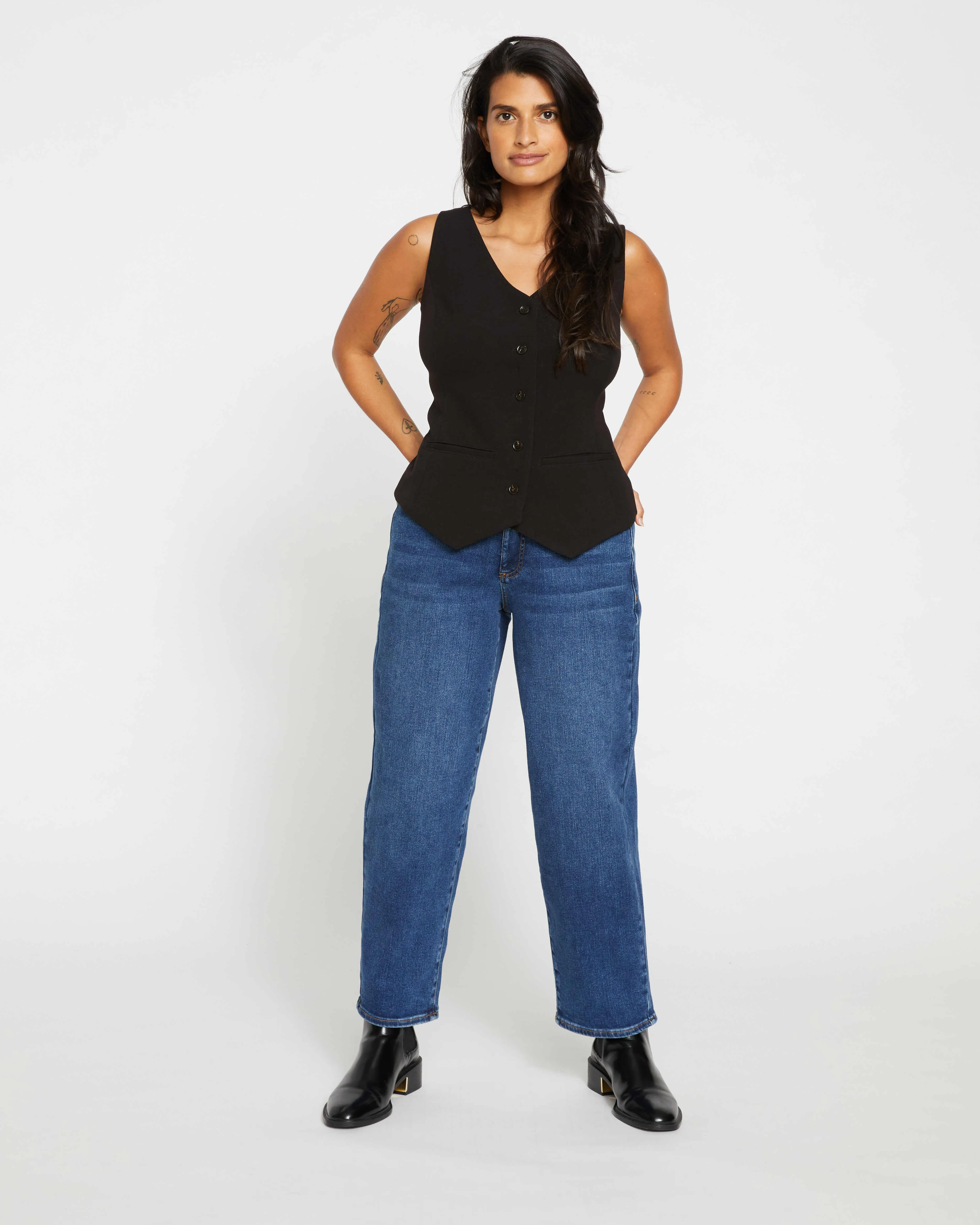 The Tailored Vest - Black sold by Universal Standard product image thumbnail 2