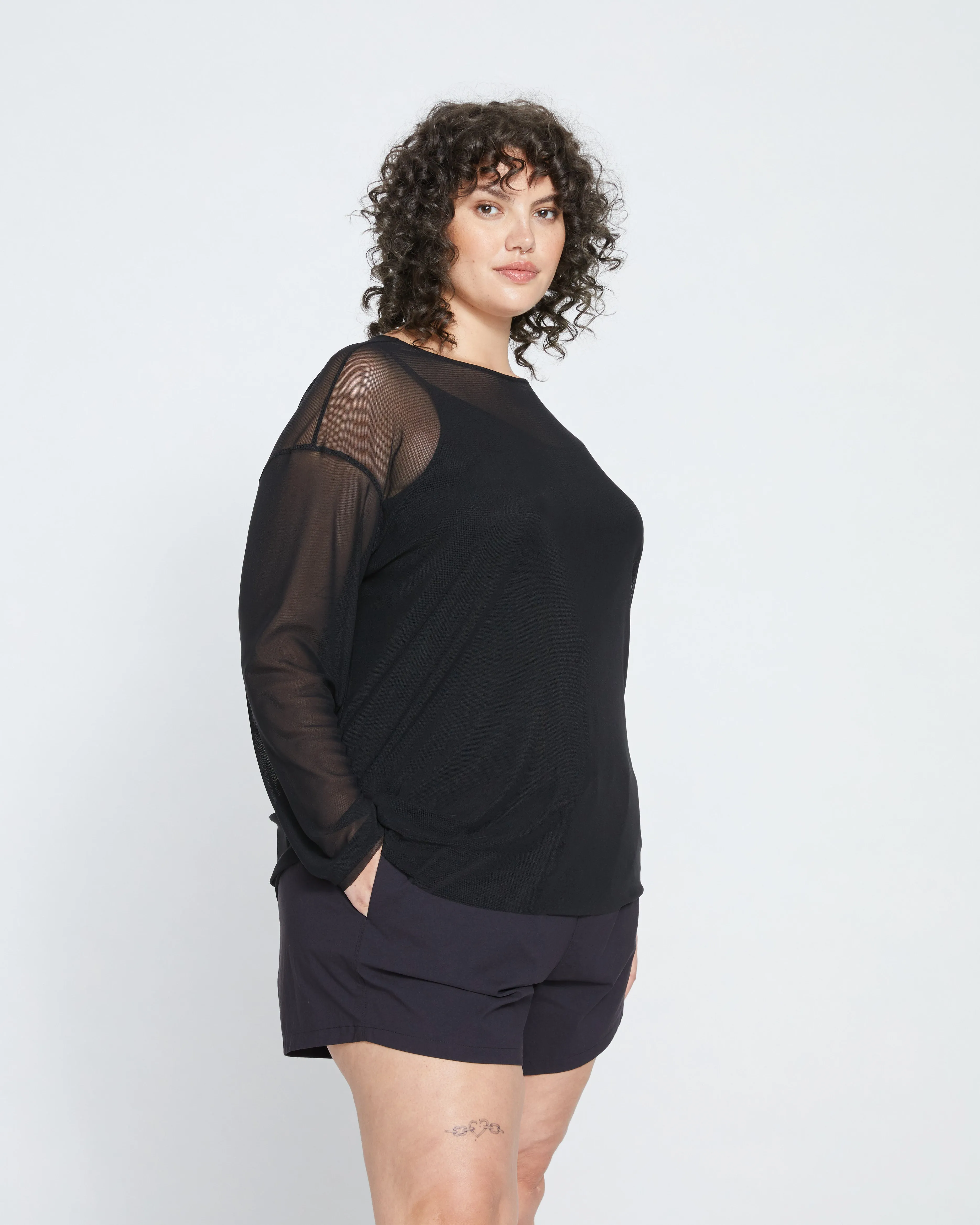 Thames Fog Top - Black sold by Universal Standard product image thumbnail 3