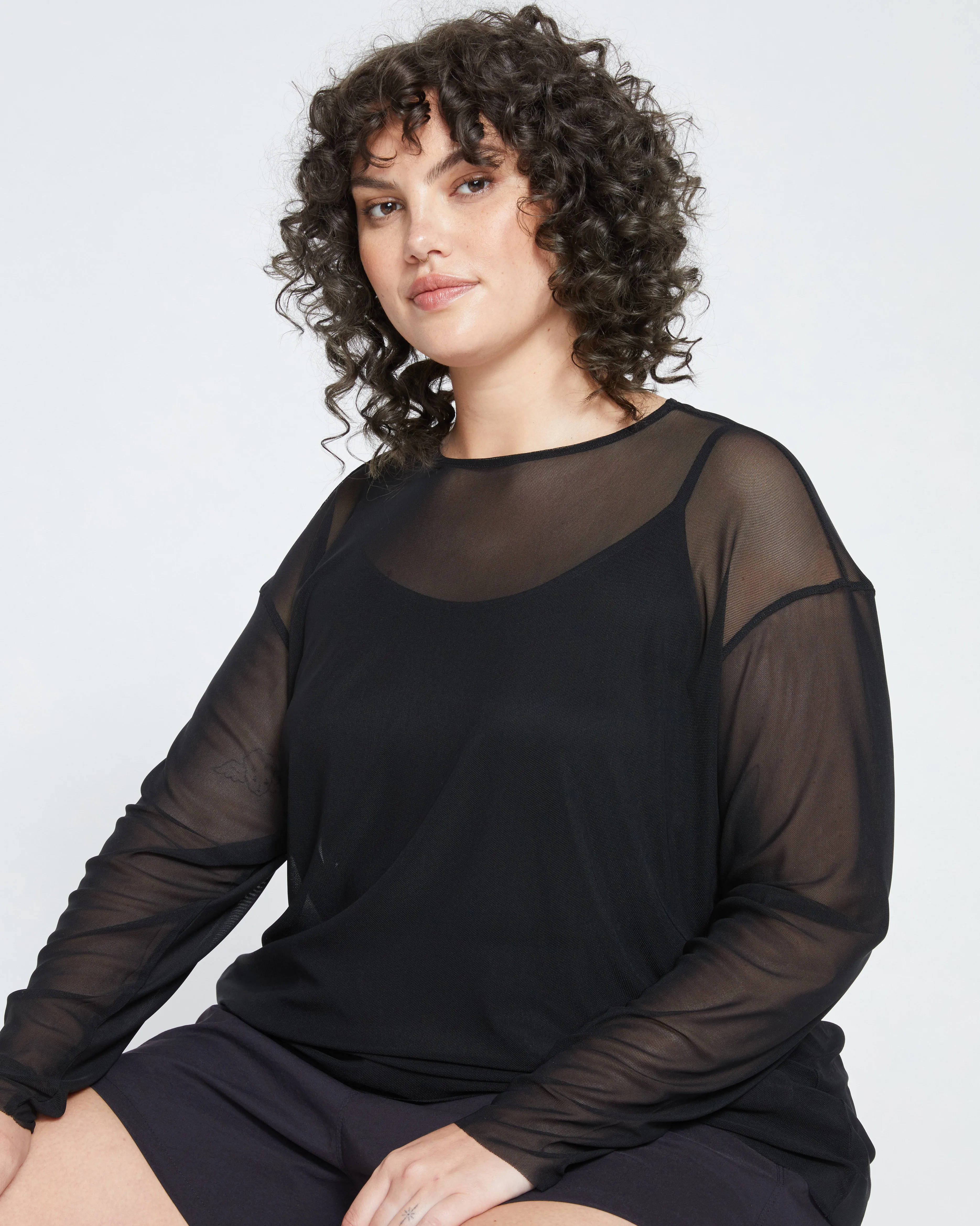 Thames Fog Top - Black sold by Universal Standard product image thumbnail 5