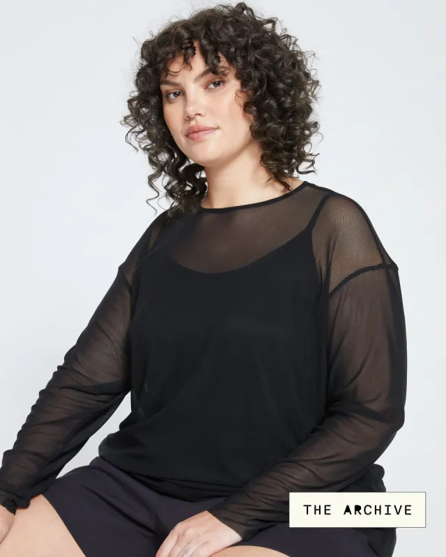 Thames Fog Top - Black sold by Universal Standard