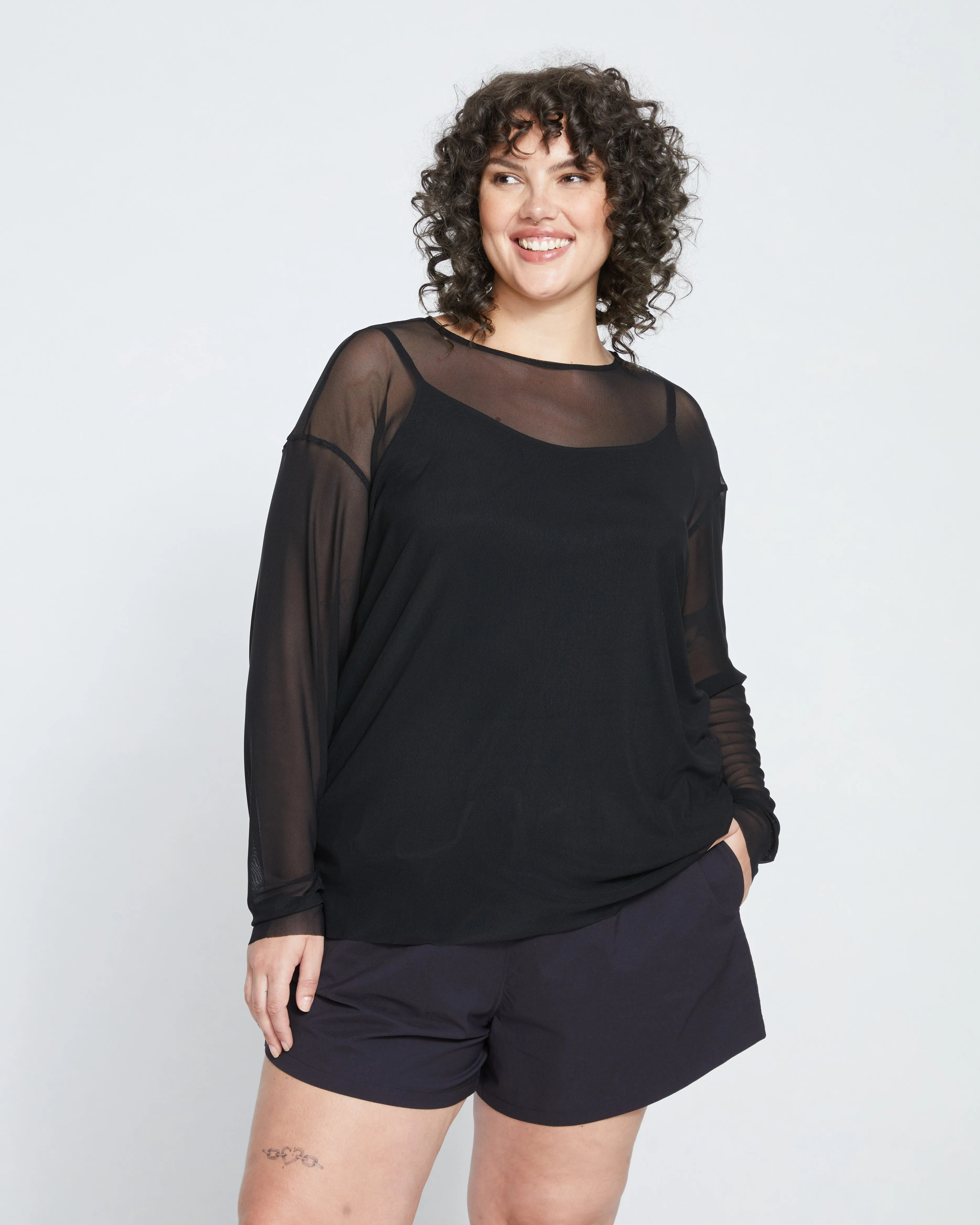 Thames Fog Top - Black sold by Universal Standard product image thumbnail 2