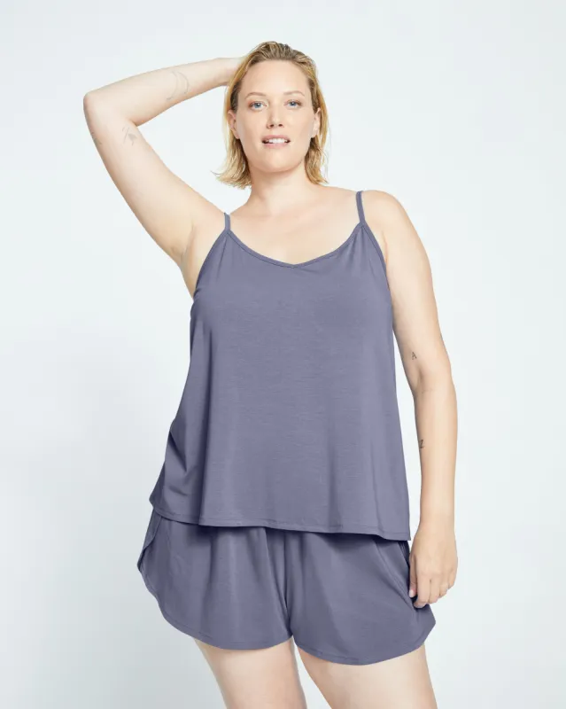 UltimateS Natalie Jersey Sleep Set - Blue Haze sold by Universal Standard
