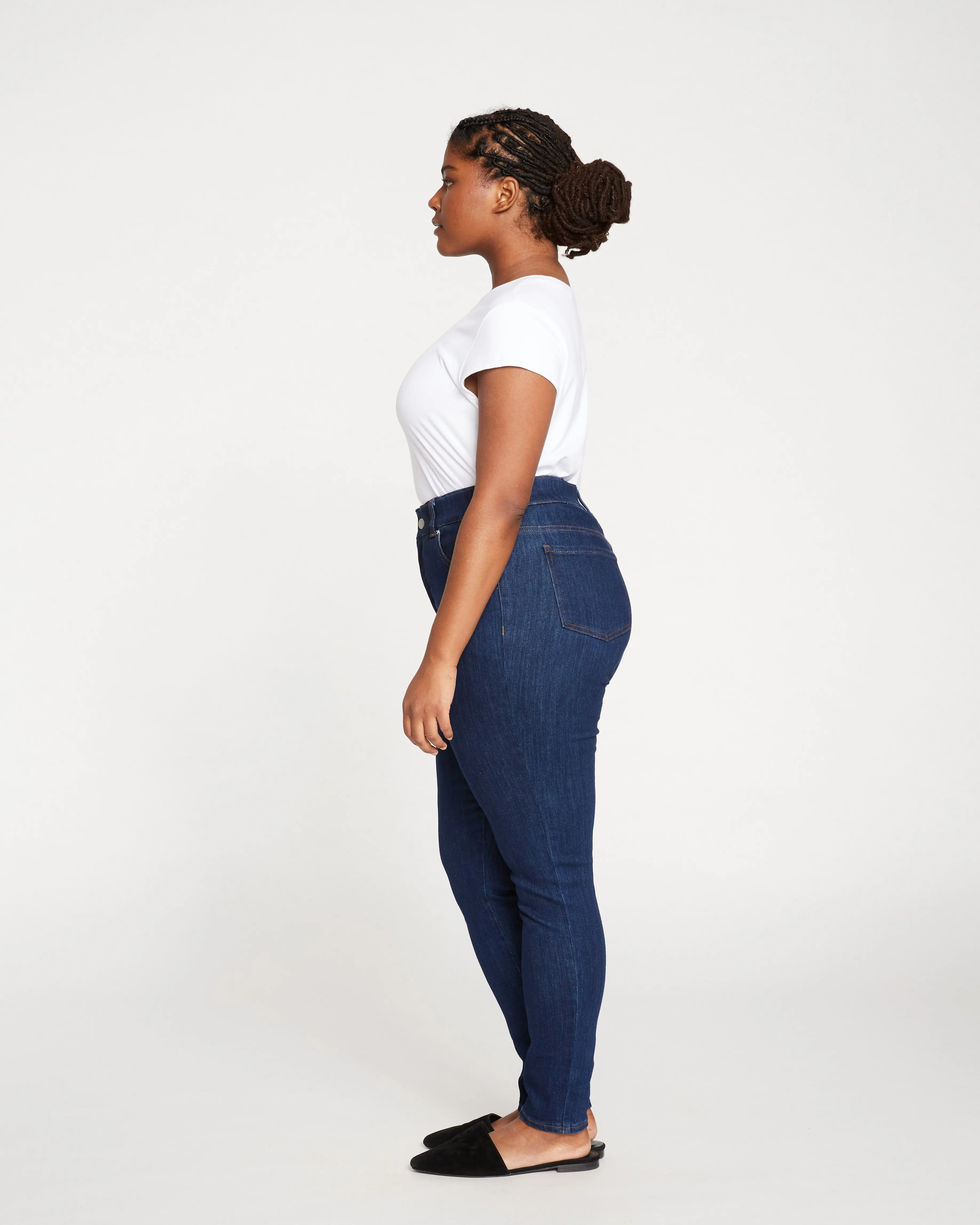 Riviera High Rise Skinny Jeans 31 Inch - Indigo sold by Universal Standard product image thumbnail 4