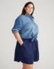 Perfect Tencel Chambray Shorts - Cerulean sold by Universal Standard