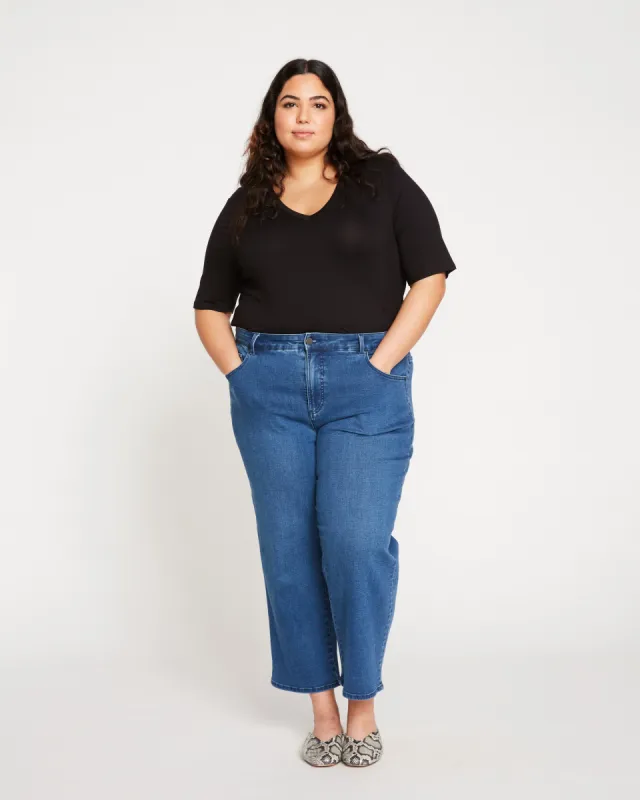Bae Boyfriend Crop Jeans - True Blue sold by Universal Standard