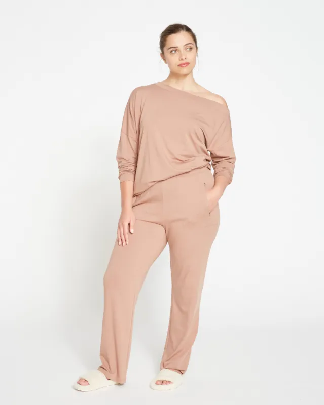 Mola Lounge Pants - Fawn sold by Universal Standard