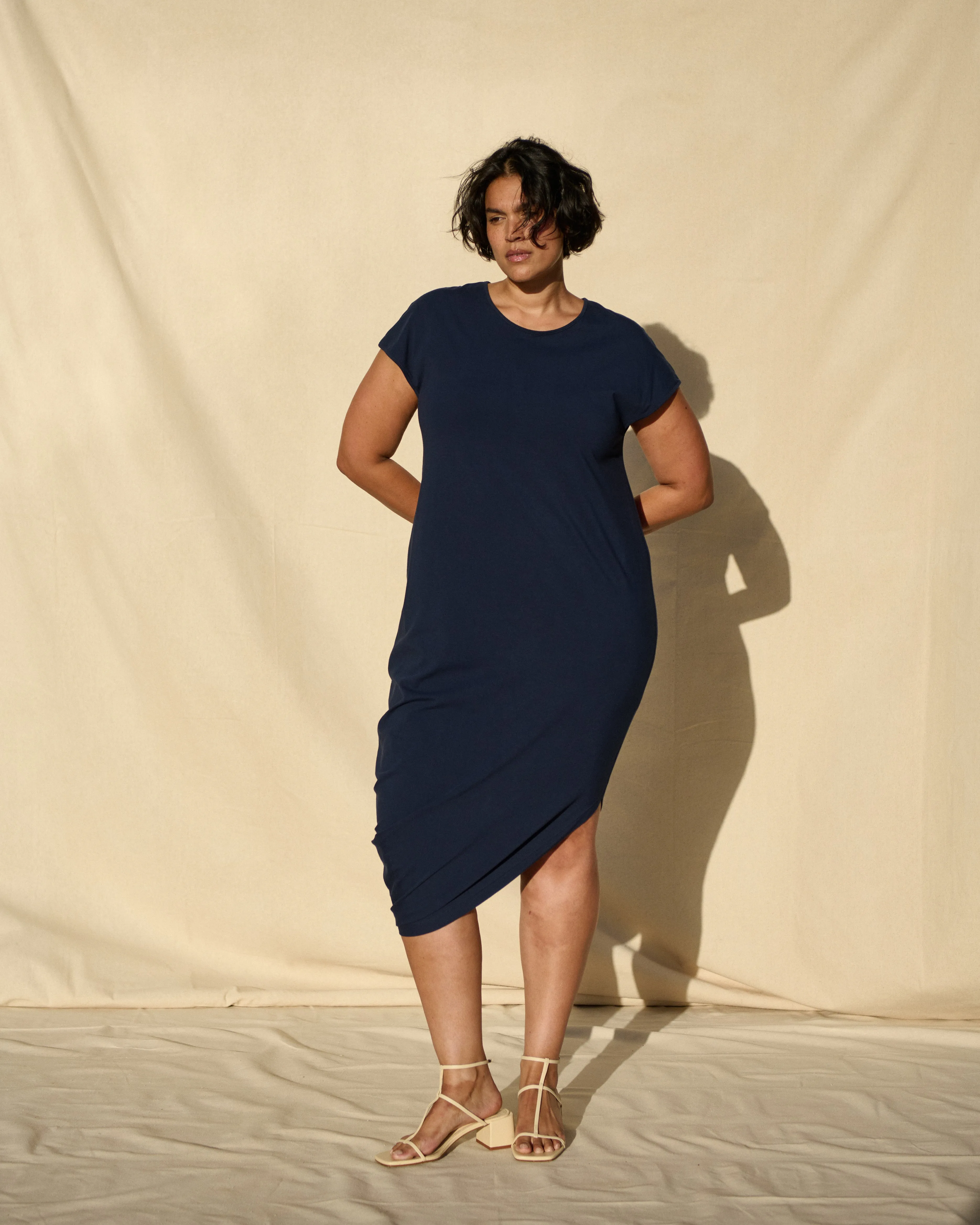 Iconic Geneva Dress - Midnight sold by Universal Standard