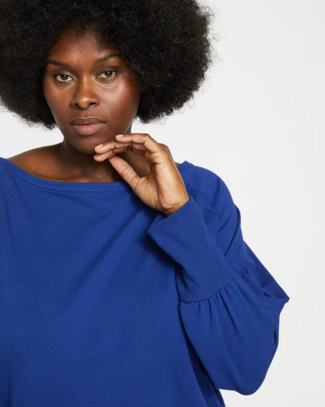 Super Soft Terry Scoop Sweatshirt - Lapis sold by Universal Standard