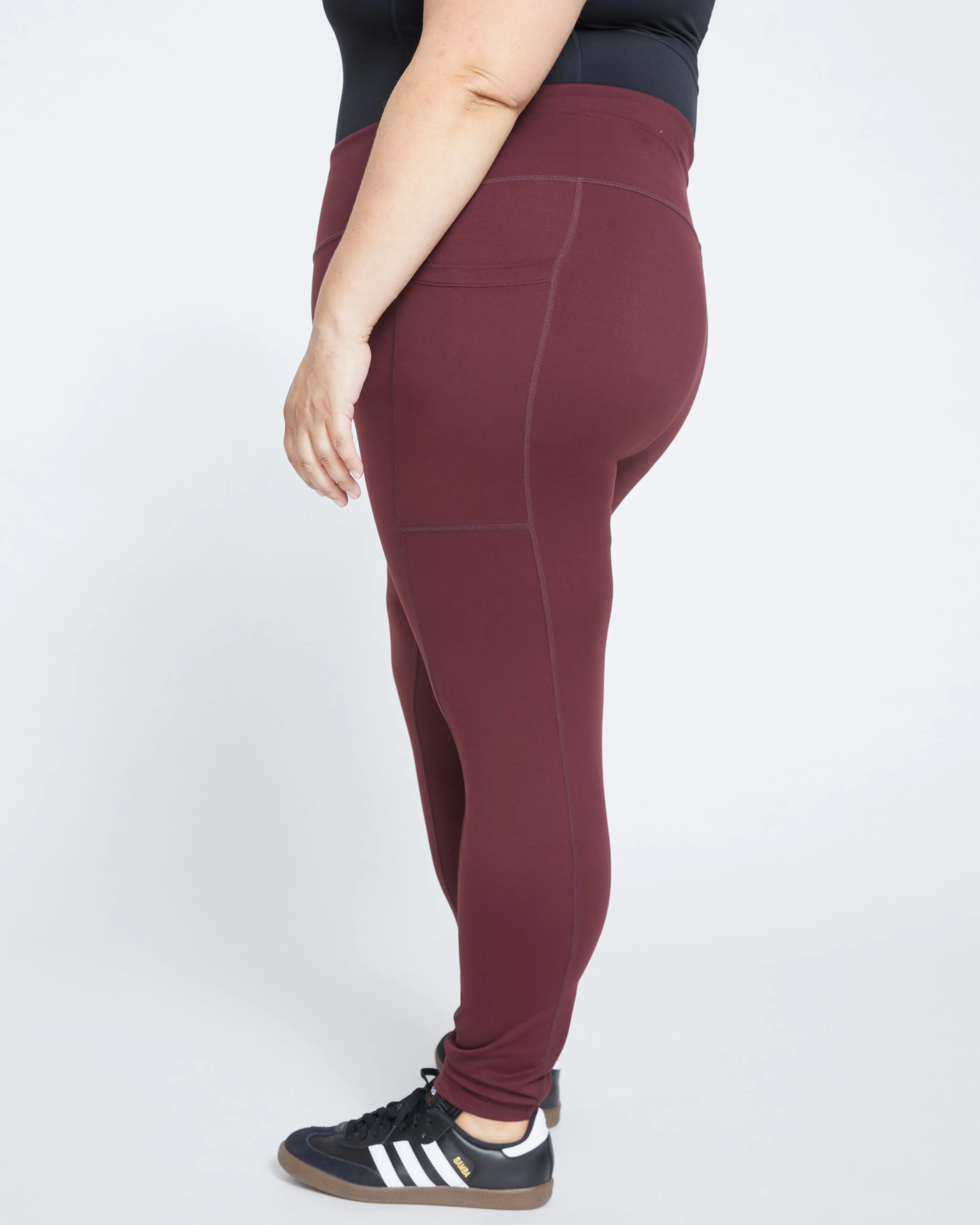 Next-to-Naked Pocket Legging - Black Cherry sold by Universal Standard product image thumbnail 2