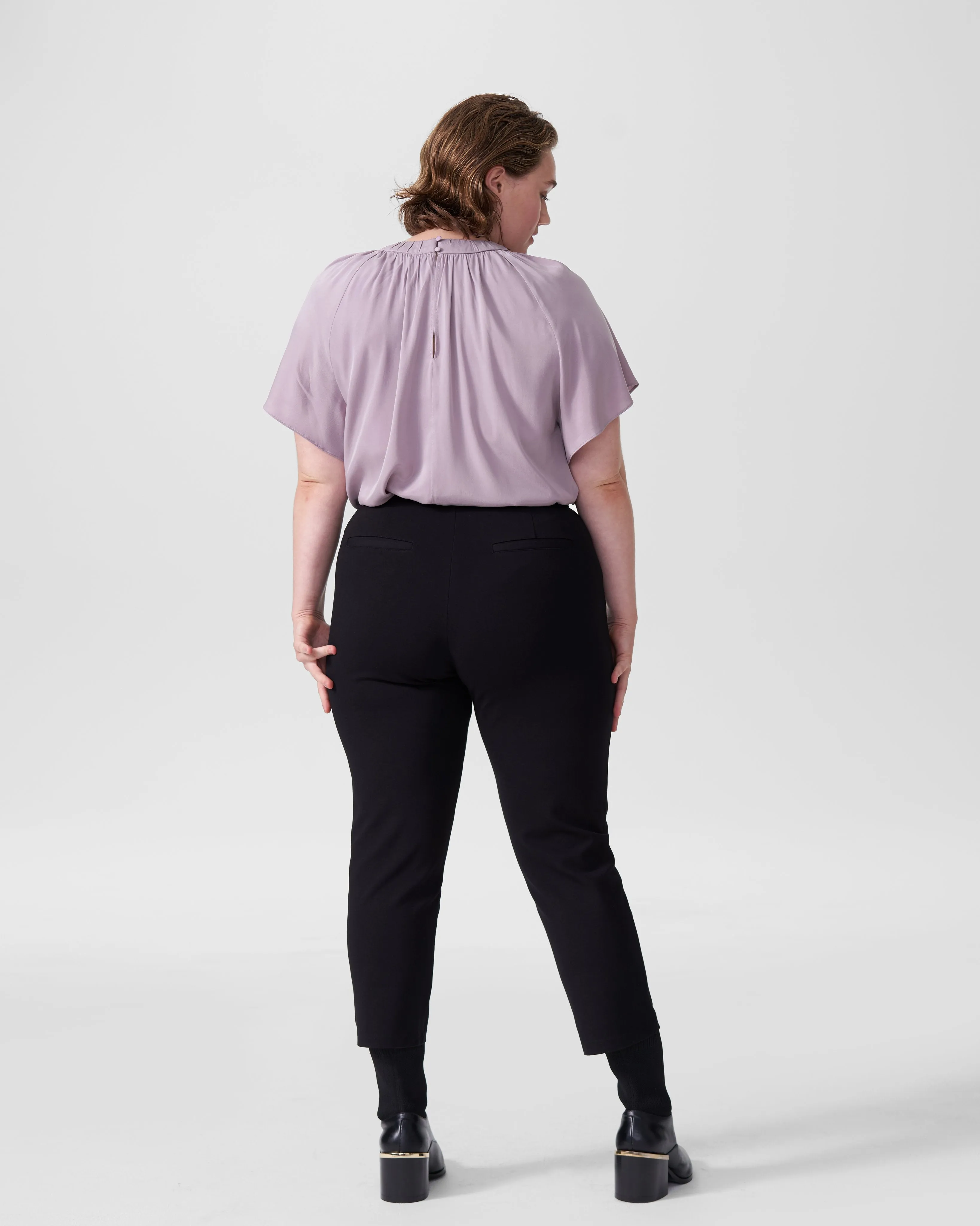 Alex Short Sleeve Shirred Top - Orchid sold by Universal Standard product image thumbnail 3