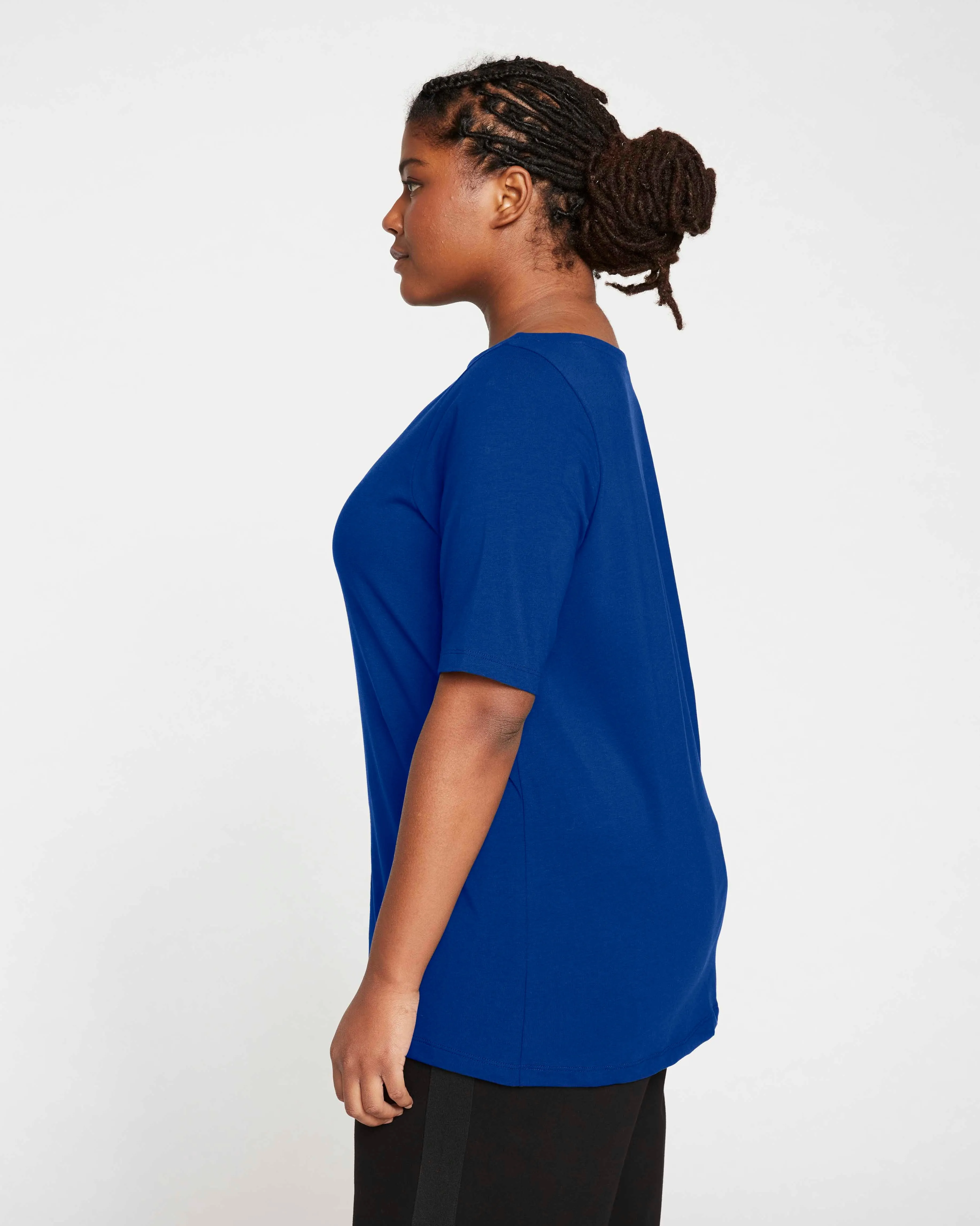 Bella Boatneck Tee - Lapis sold by Universal Standard product image thumbnail 3