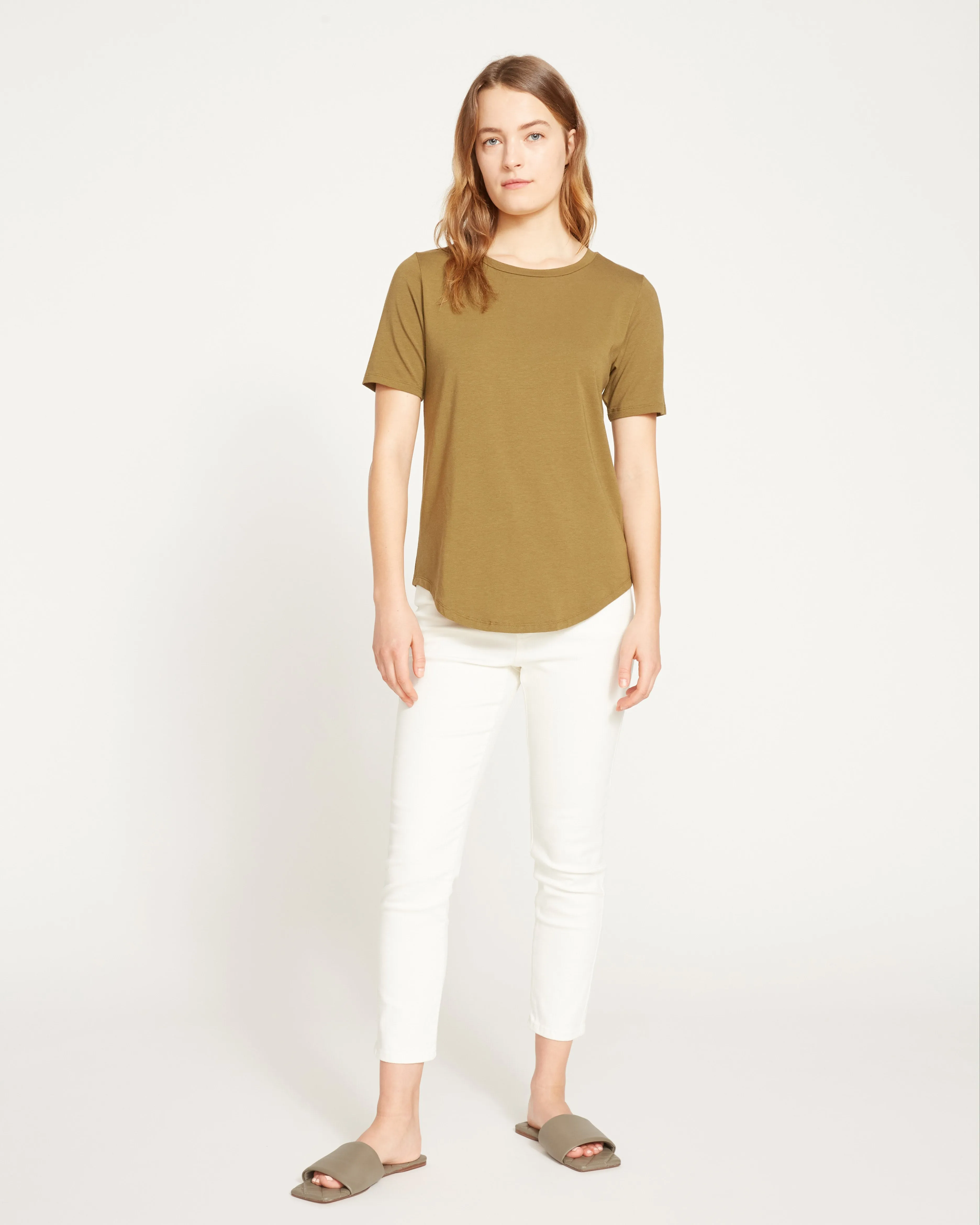 Free Tee Rex - Olive sold by Universal Standard product image thumbnail 2