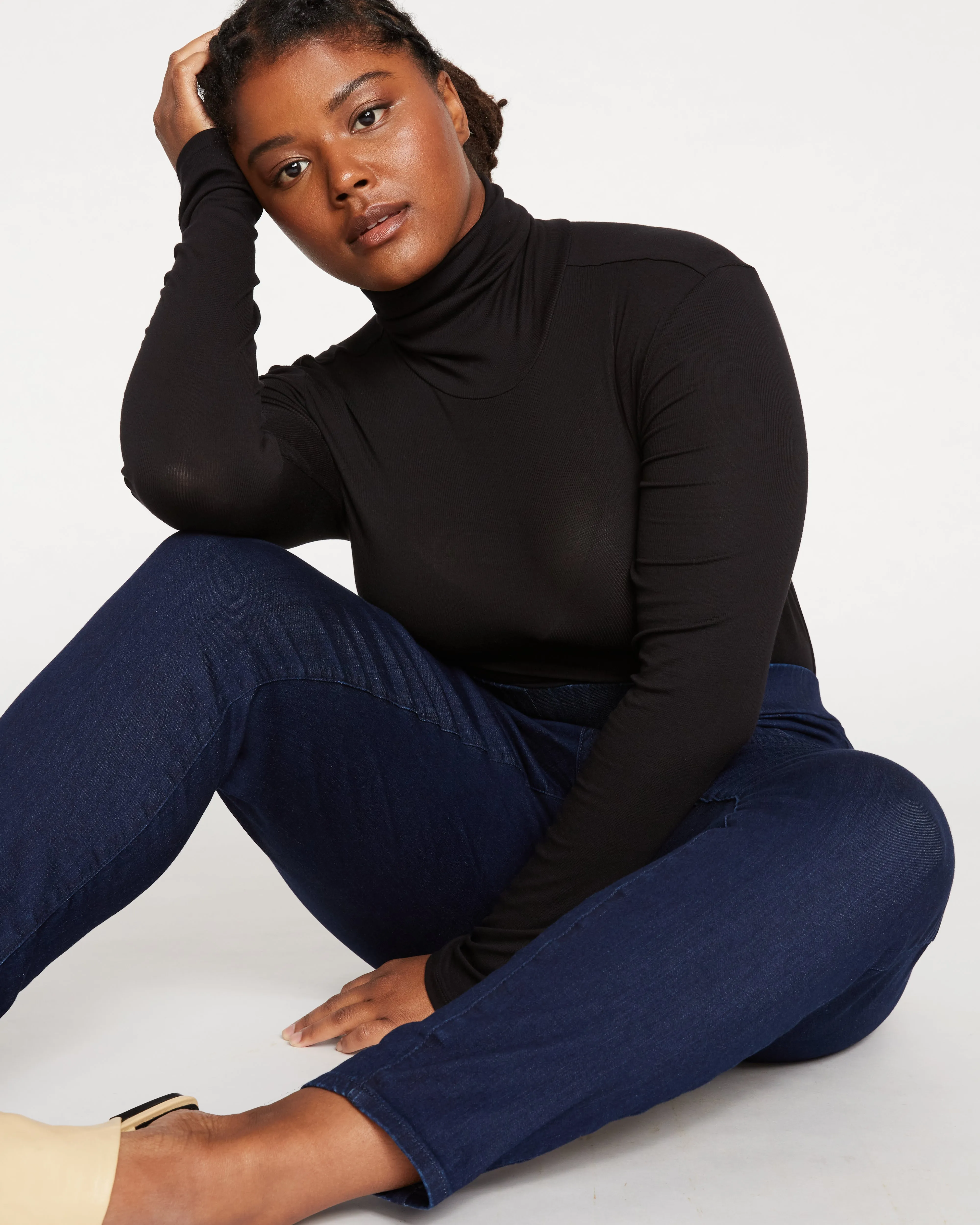 ComfortDenim Dont Call Them Jeggings - Dark Indigo sold by Universal Standard product image thumbnail 2