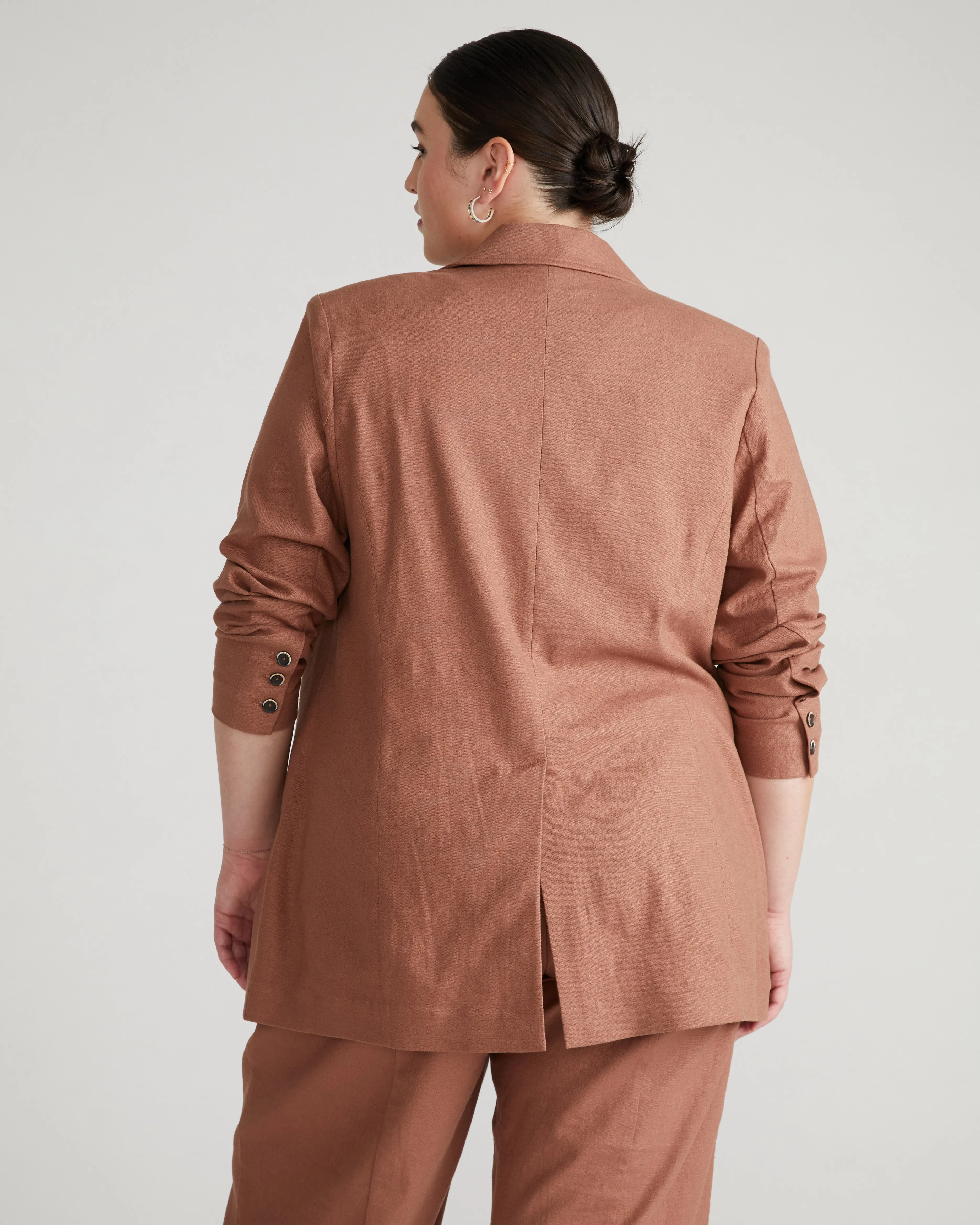 Coastal Linen Blazer - Coco Loco sold by Universal Standard product image thumbnail 4