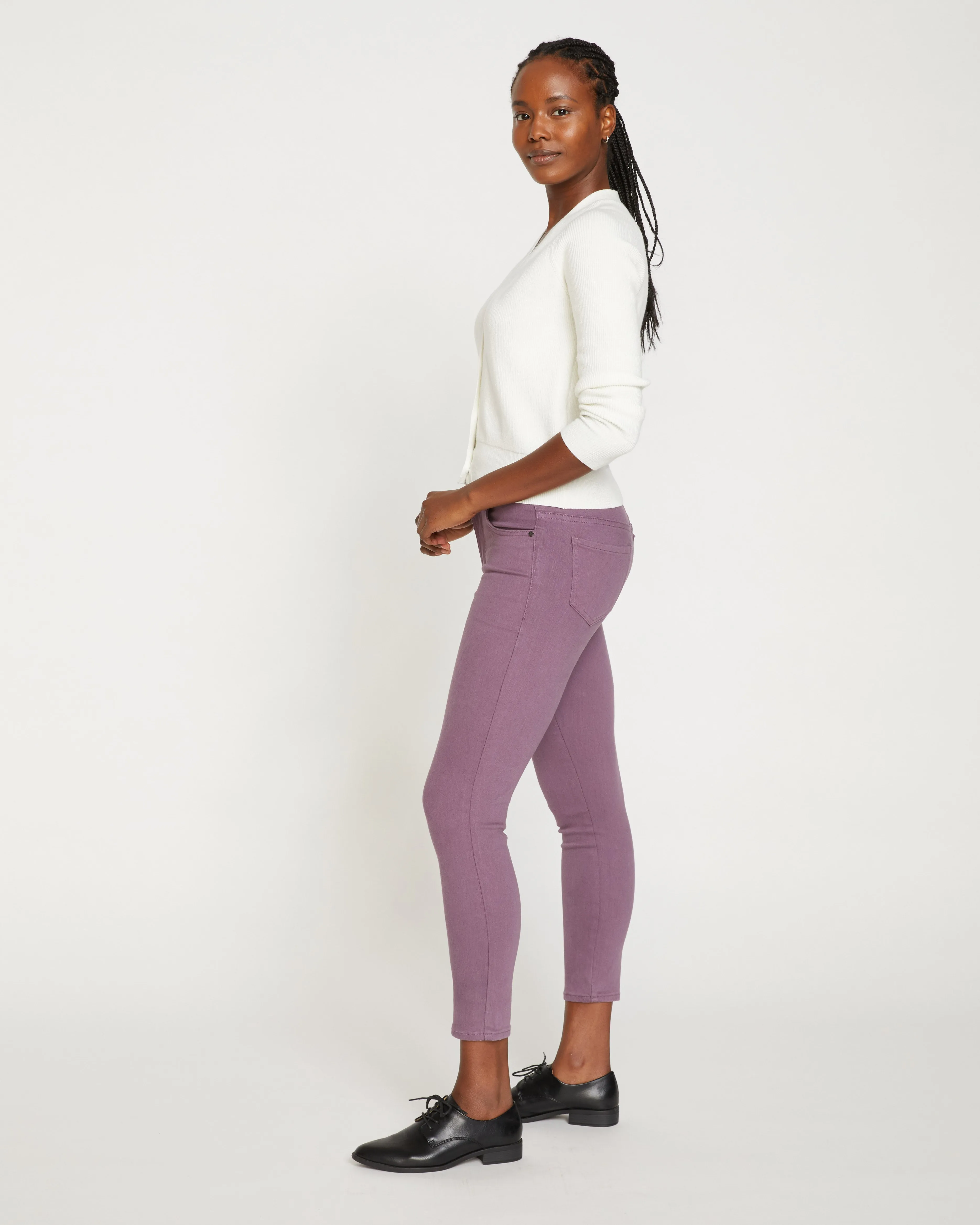 Seine High Rise Skinny Jeans 27 Inch - Dried Violet sold by Universal Standard product image thumbnail 3