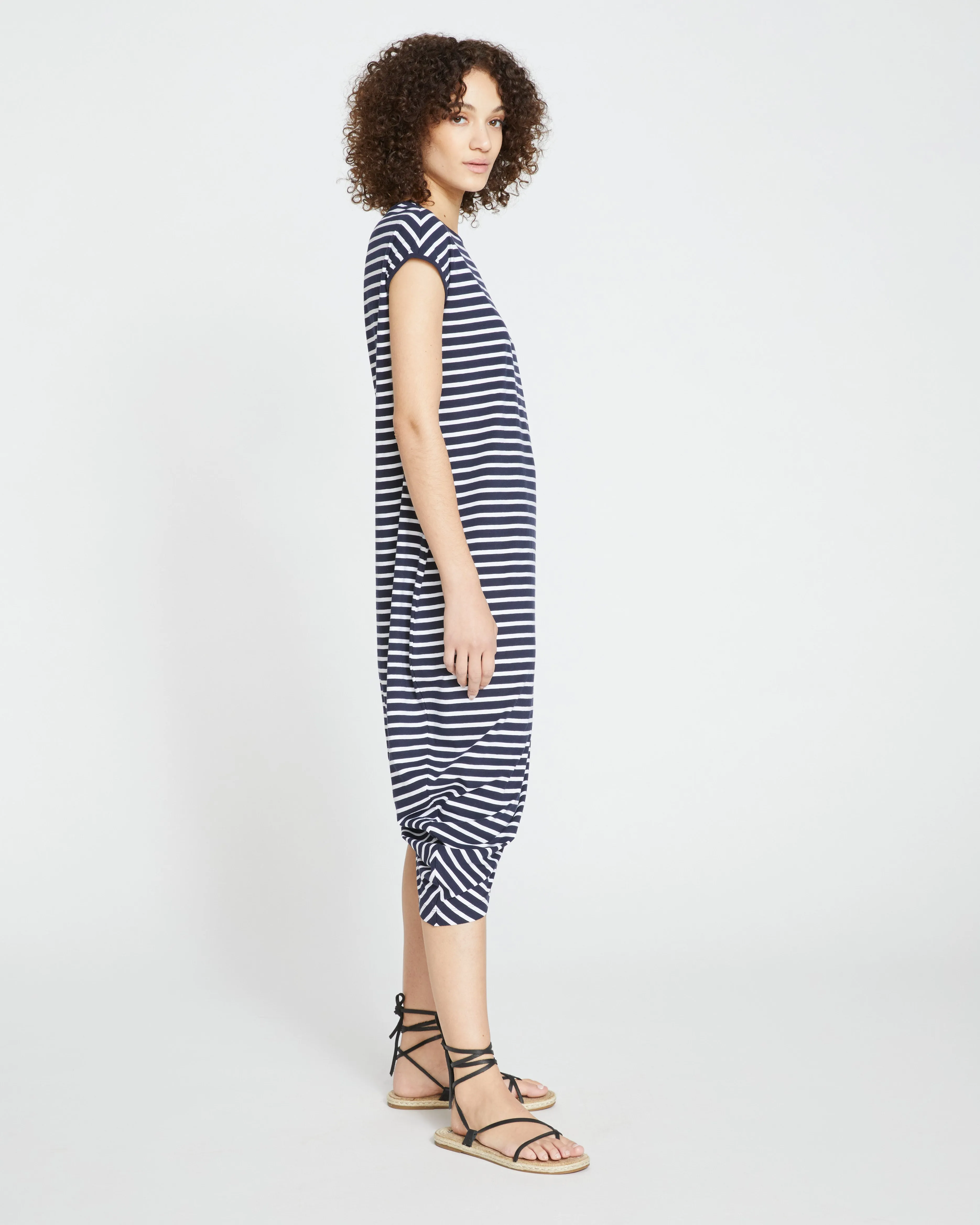 Iconic Geneva Dress - Midnight/White Stripe sold by Universal Standard product image thumbnail 3