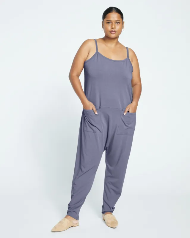 UltimateS Jackson Sleeveless Jumpsuit - Blue Haze sold by Universal Standard