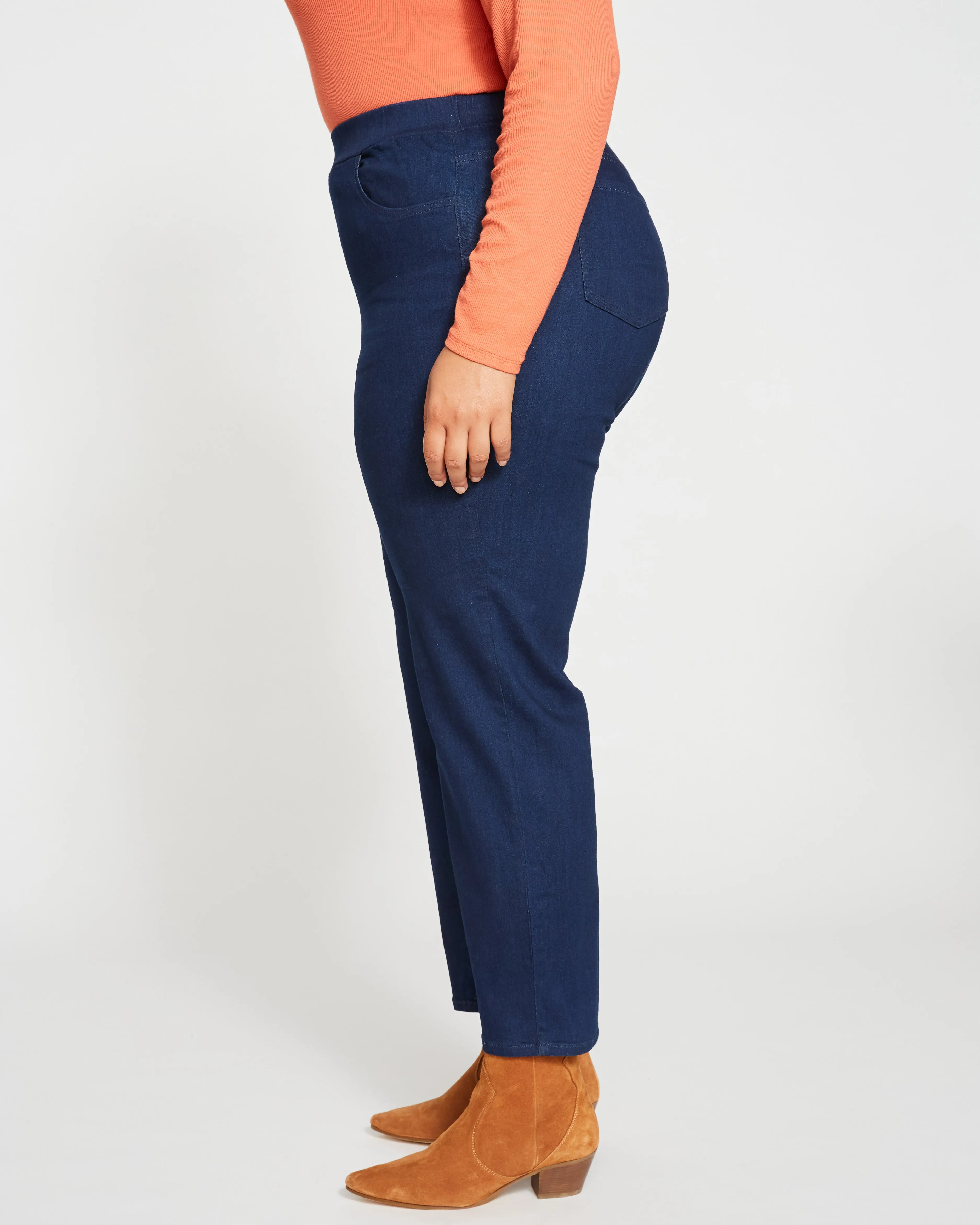 ComfortDenim Stovepipe Jeans 28 Inch - Dark Indigo sold by Universal Standard product image thumbnail 4