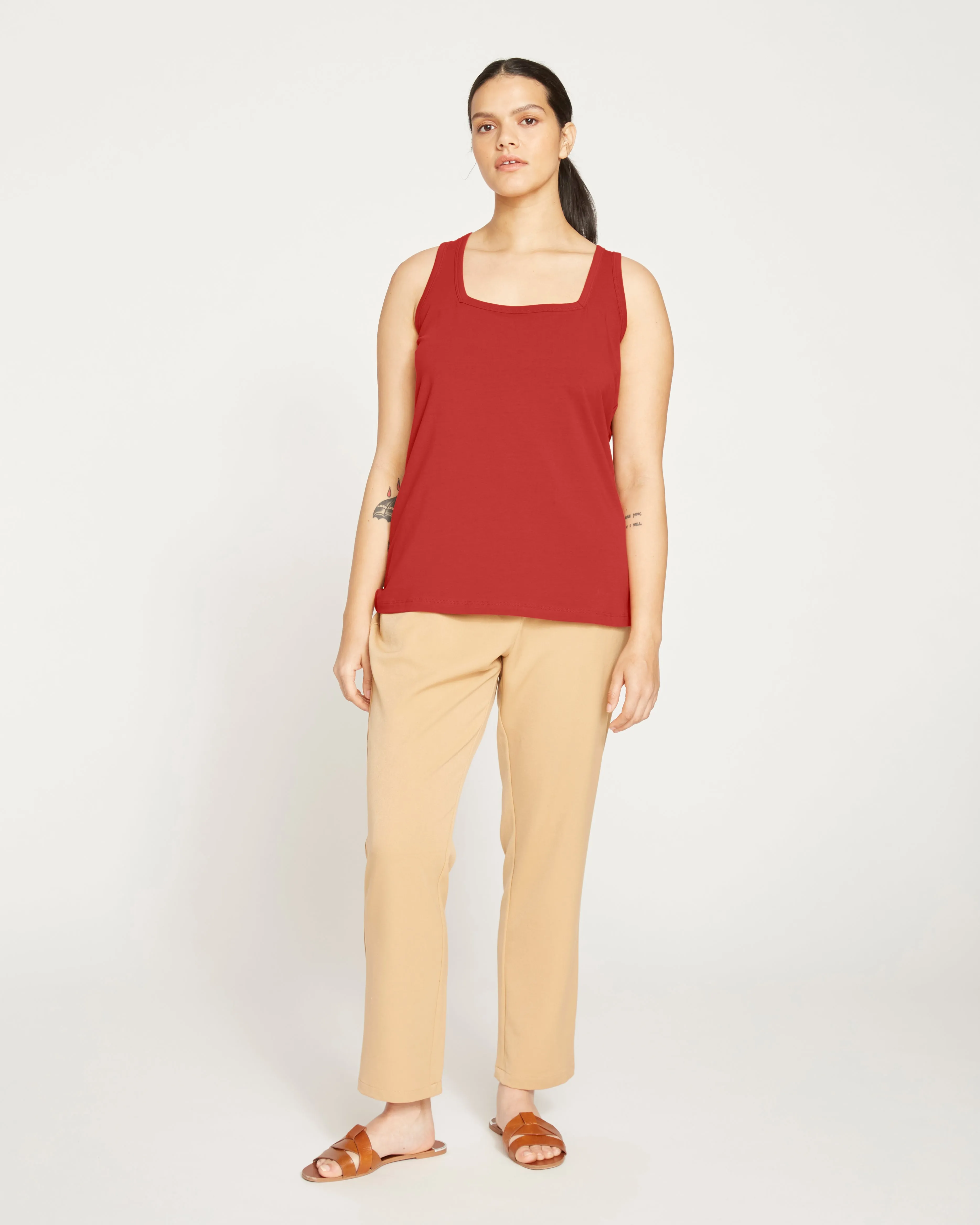 Square Neck Tank Top - Red sold by Universal Standard product image thumbnail 4