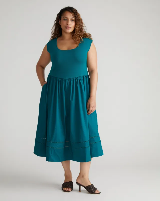 Chloe Combo Dress - Aurora sold by Universal Standard