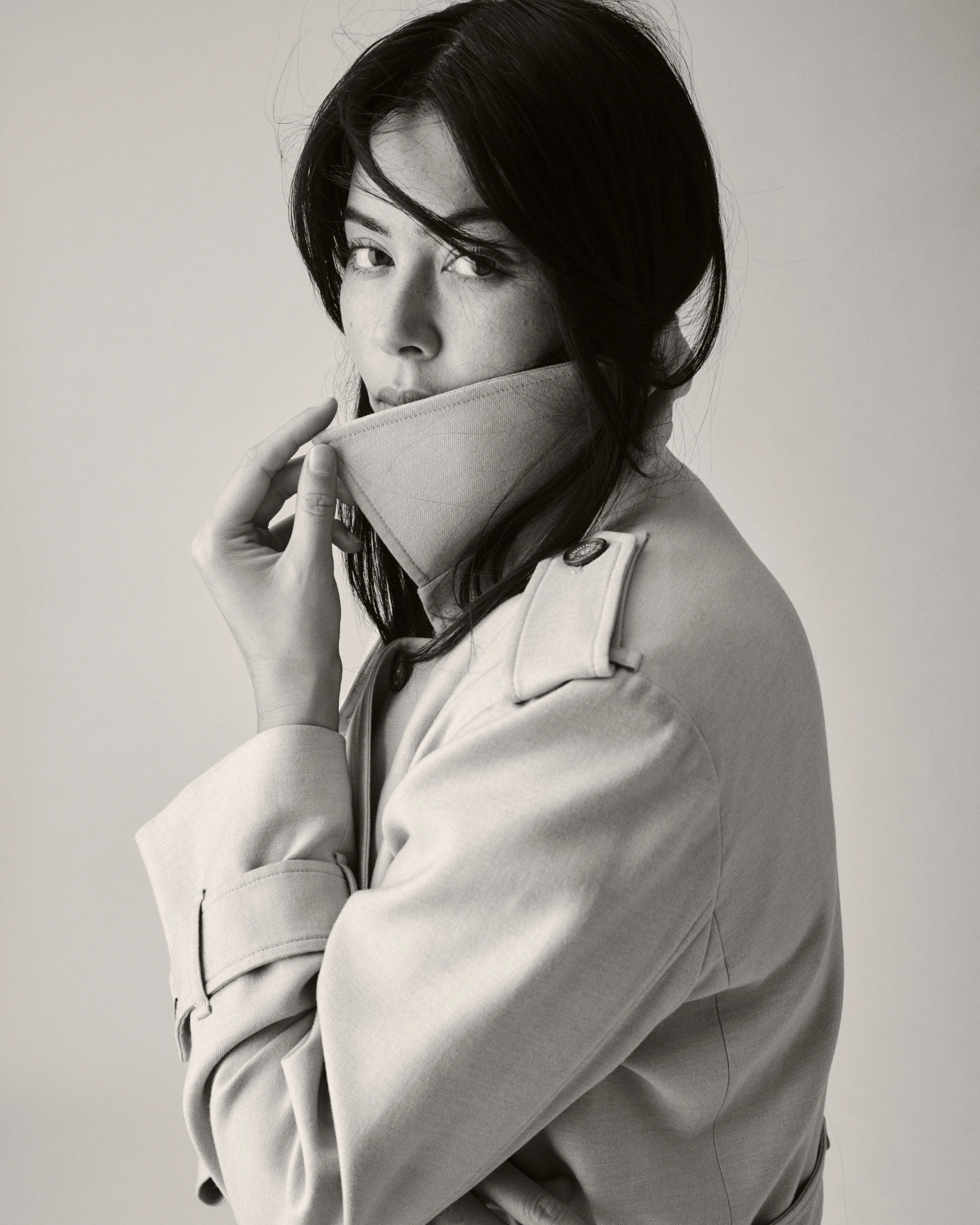 Henning x US Park Soft Trench - Smoke sold by Universal Standard product image thumbnail 5