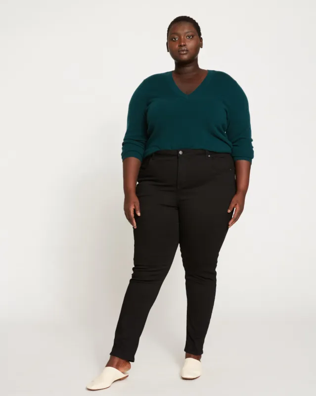 Seine High Rise Skinny Jeans 32 Inch - Black sold by Universal Standard