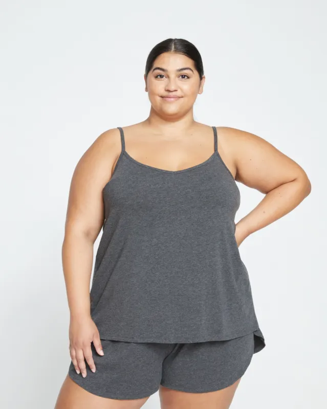 UltimateS Natalie Jersey Sleep Set - Heather Charcoal sold by Universal Standard