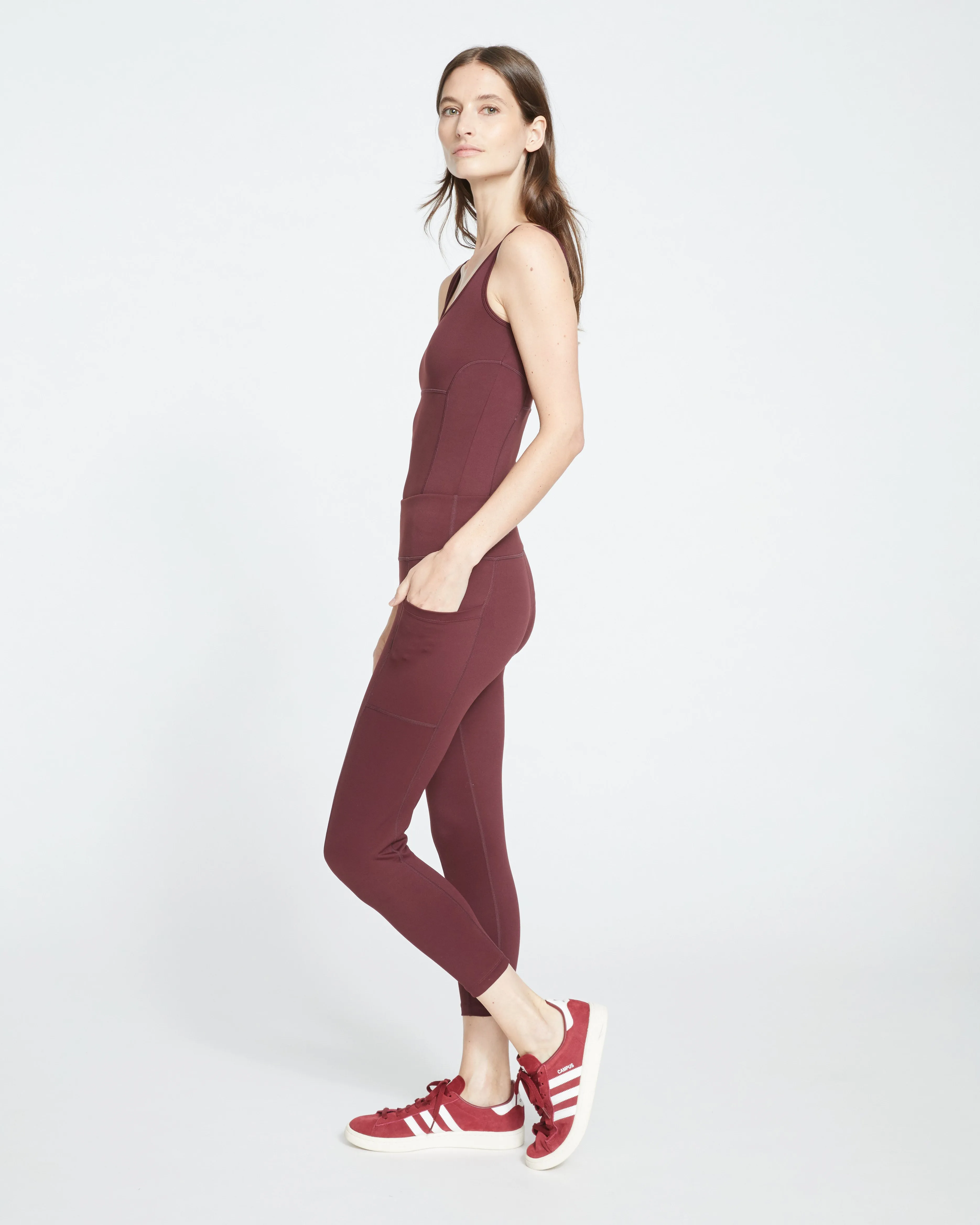 Next-to-Naked Cropped Pocket Legging - Black Cherry sold by Universal Standard product image thumbnail 3