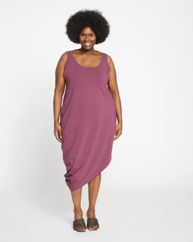 Iconic Geneva Tank Dress - Jam sold by Universal Standard