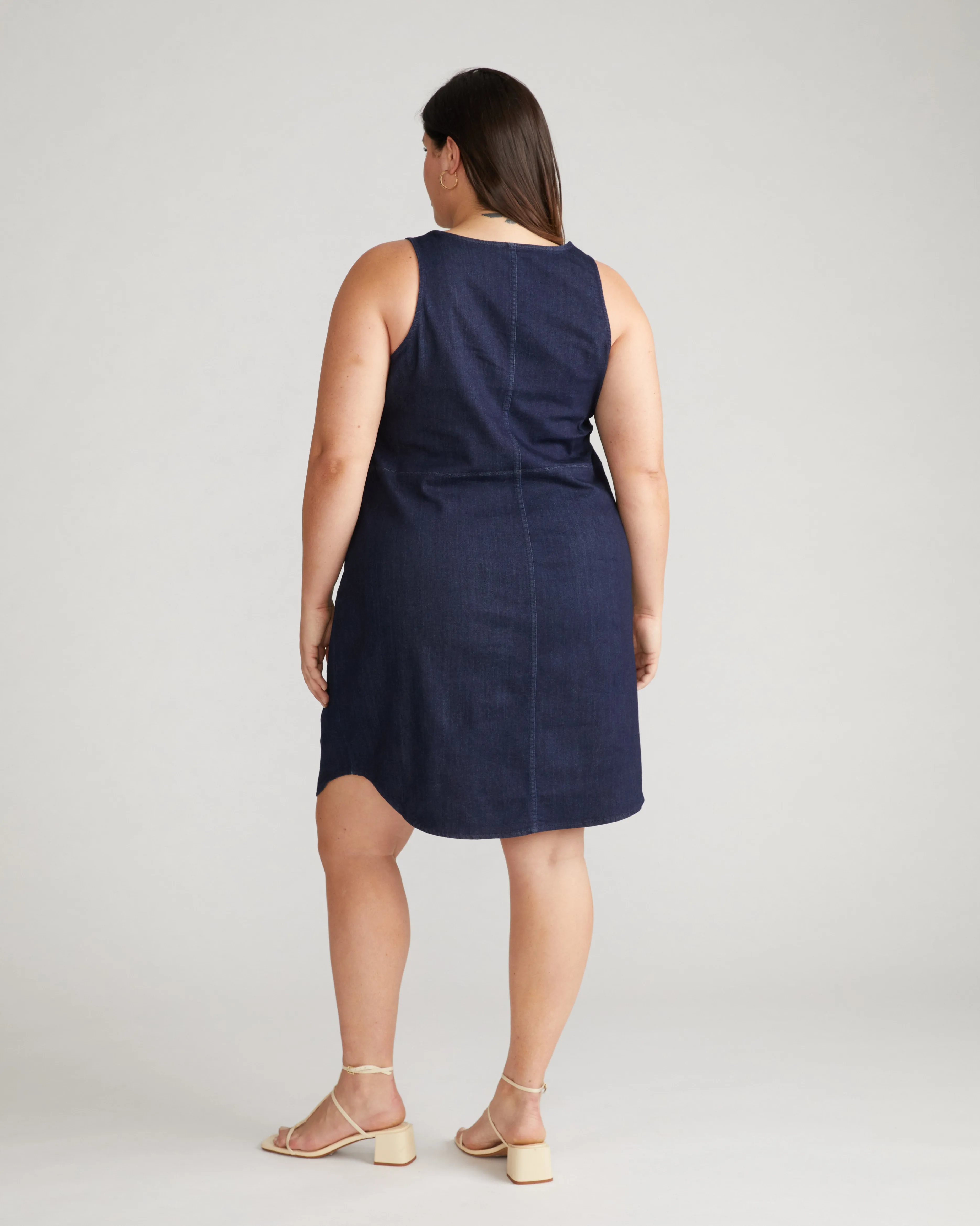 Janis ComfortDenim Easy Dress - Dark Indigo sold by Universal Standard product image thumbnail 4