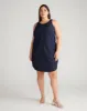 Janis ComfortDenim Easy Dress - Dark Indigo sold by Universal Standard