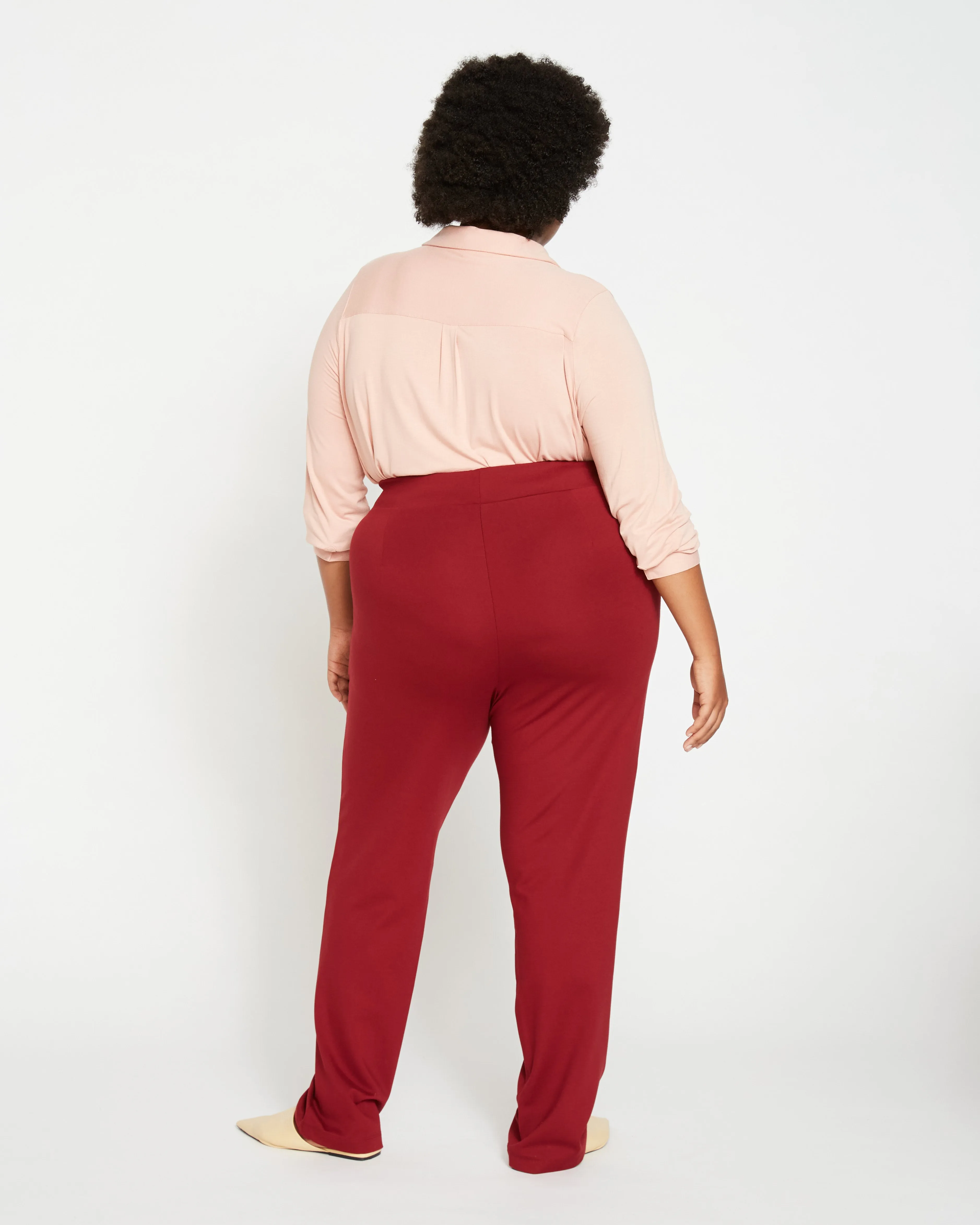 Smart Signature Ponte Pants Long - Red sold by Universal Standard product image thumbnail 3