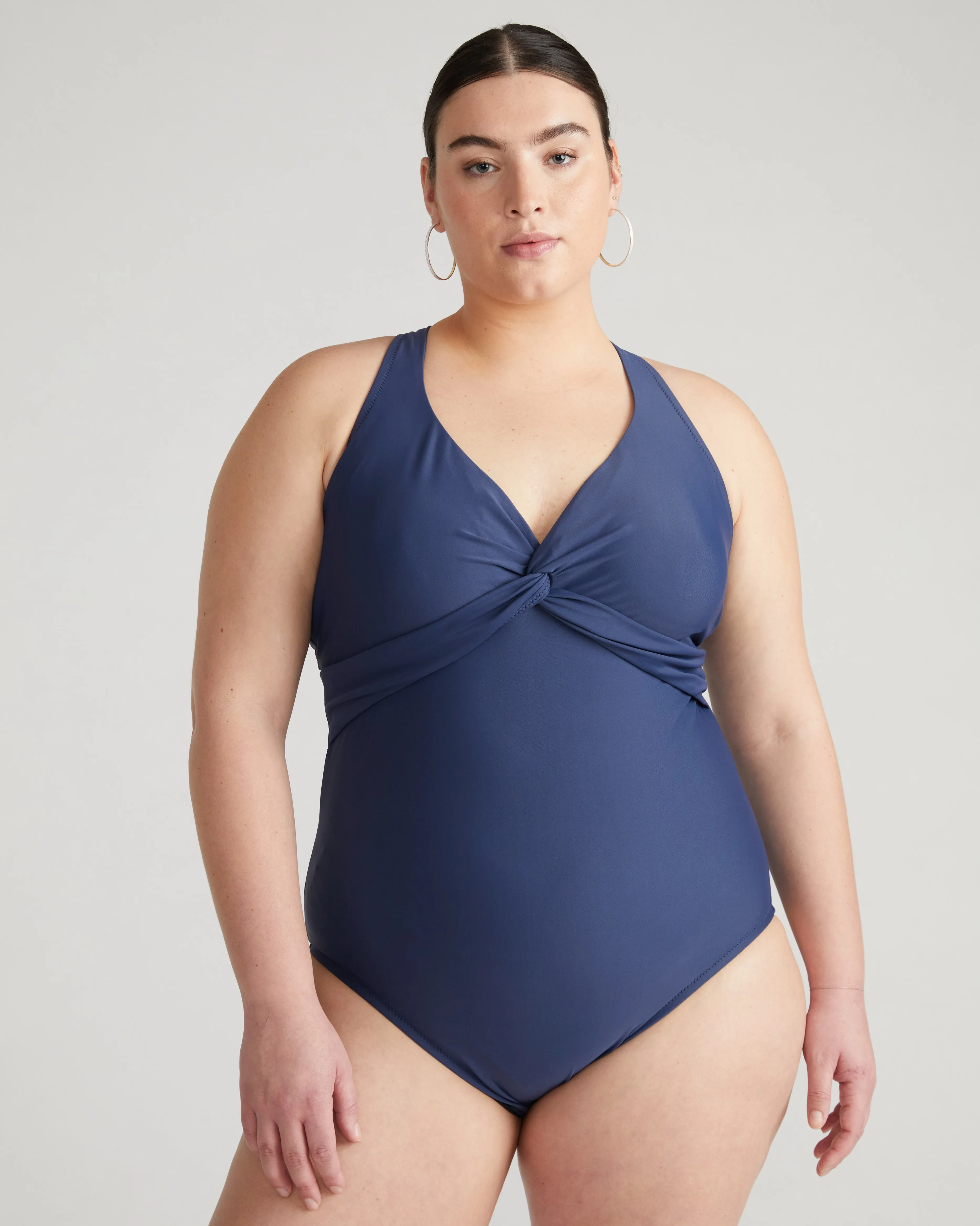 The Swimsuit - Classic Navy sold by Universal Standard