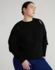 Better-Than-Wool Keyhole Sweater - Black sold by Universal Standard