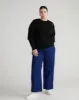 Better-Than-Wool Keyhole Sweater - Black sold by Universal Standard