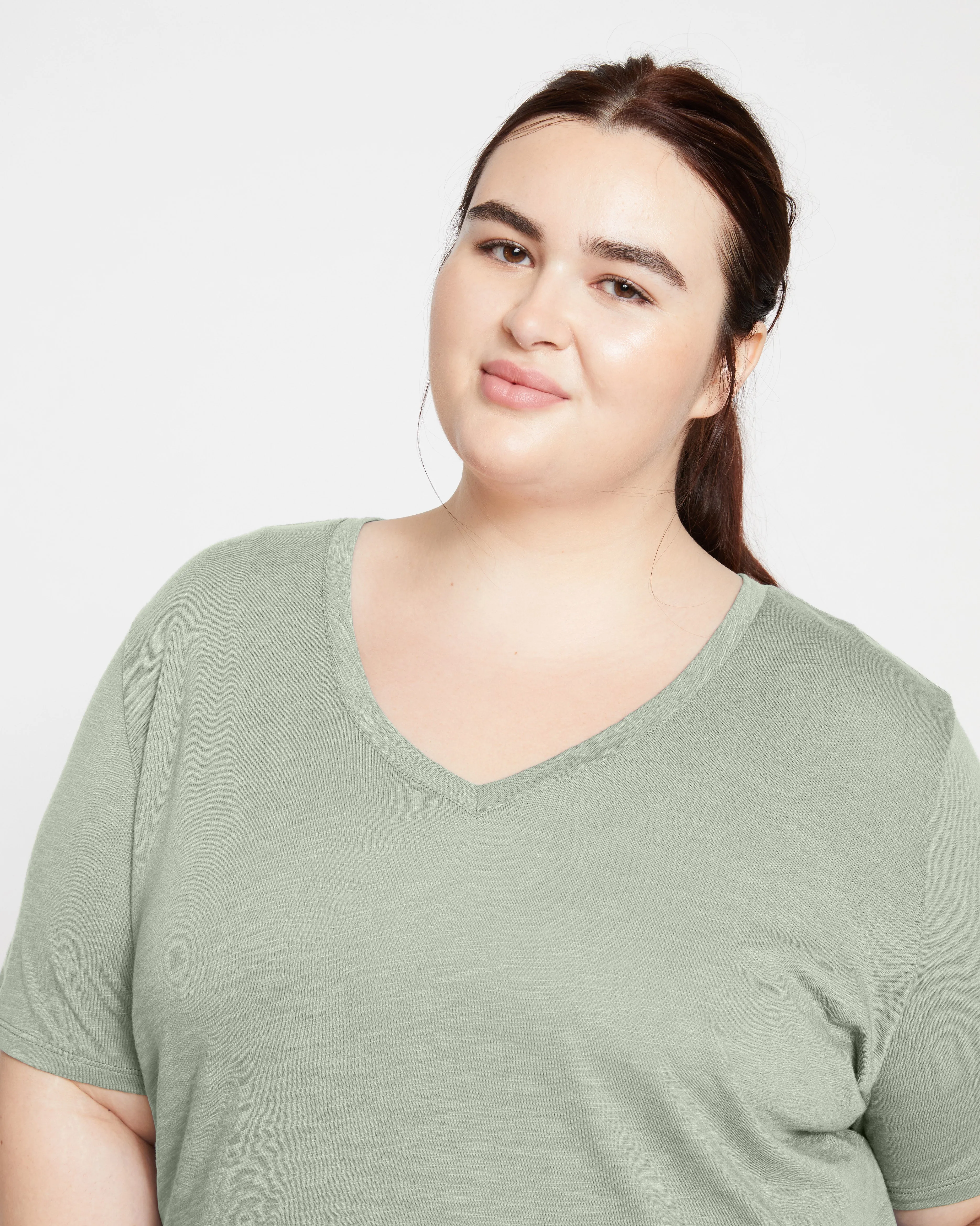 Light-As-Air V Rex - Sage sold by Universal Standard